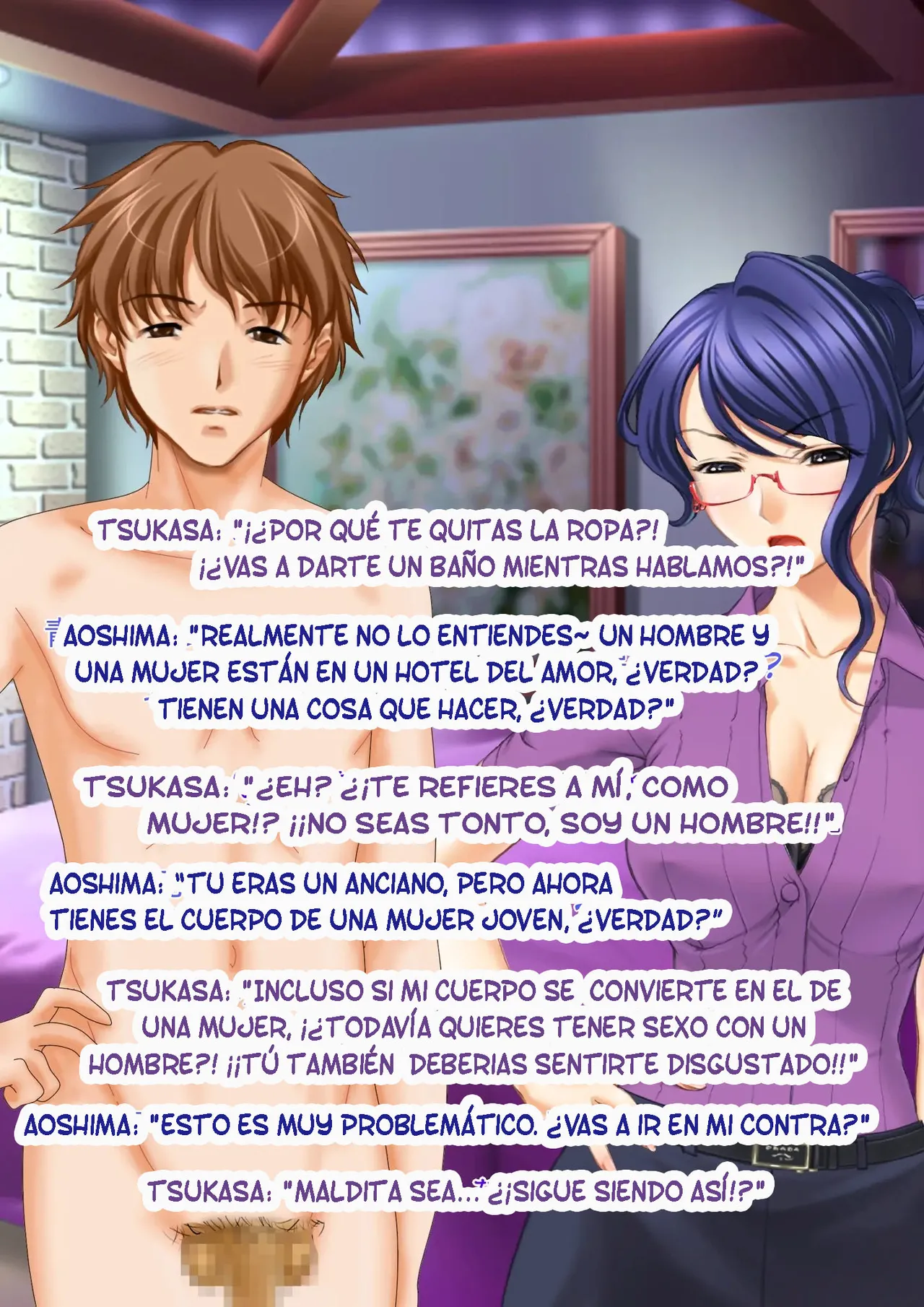 [Kyousei TSF no Ohanashi] Kyousei Seitenkan Onna ni Sarete Ijimerareru PoweHara Chuunen Dansei Kanrishoku no Ohanashi [Spanish] [TF SCANS] 画像番号 21