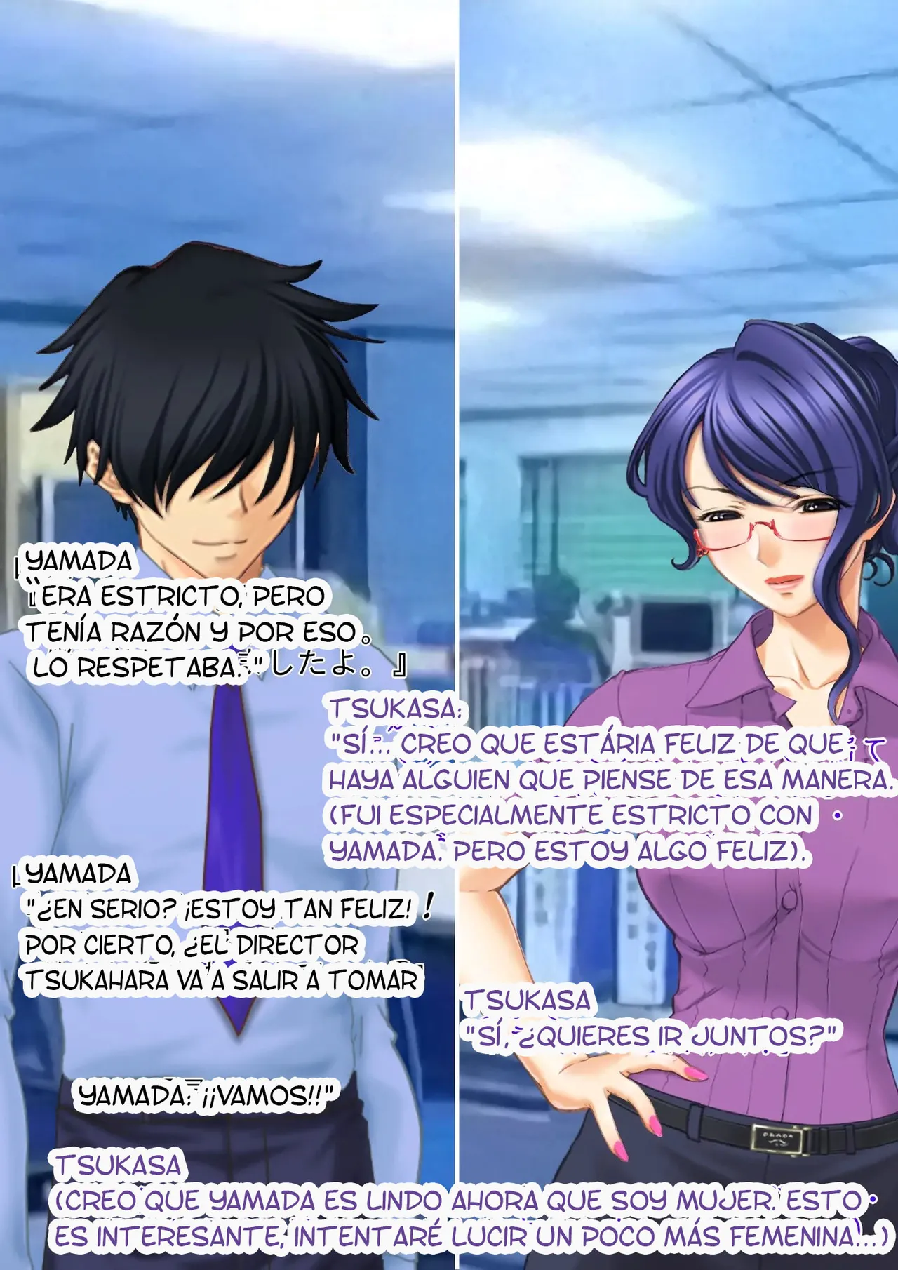 [Kyousei TSF no Ohanashi] Kyousei Seitenkan Onna ni Sarete Ijimerareru PoweHara Chuunen Dansei Kanrishoku no Ohanashi [Spanish] [TF SCANS] 画像番号 70