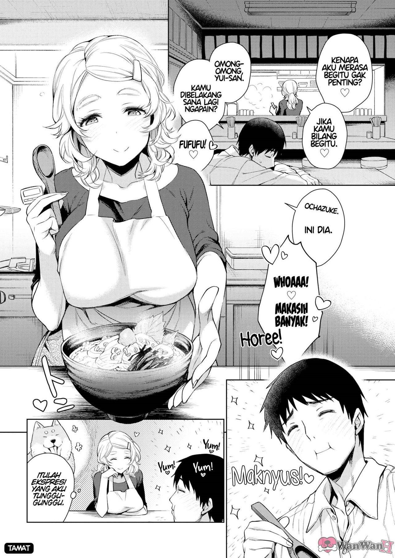 [Rokkaku Yasosuke] Okawari o Douzo (COMIC Shitsurakuten 2018-05) [Indonesian] [WanWanH] [Decensored] [Digital] Bildnummer 18