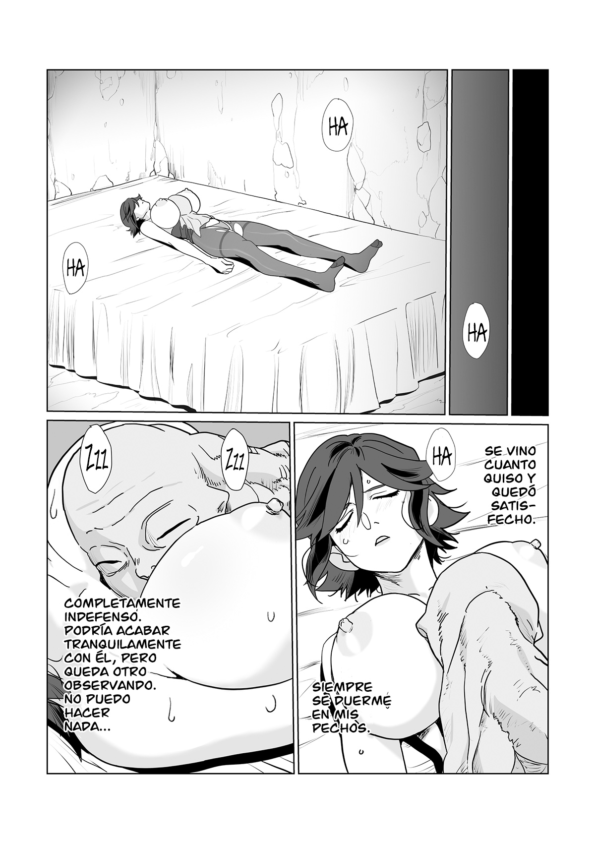 [Wonderful Sweater] Hitozuma Boukensha Doukutsu 2 ~Monster Senmon Doukutsu Soap Cosplay Paizuri Kyousha Course~ [Spanish] 45eme image