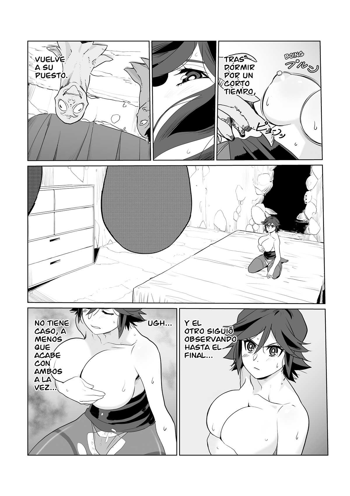 [Wonderful Sweater] Hitozuma Boukensha Doukutsu 2 ~Monster Senmon Doukutsu Soap Cosplay Paizuri Kyousha Course~ [Spanish] 46eme image