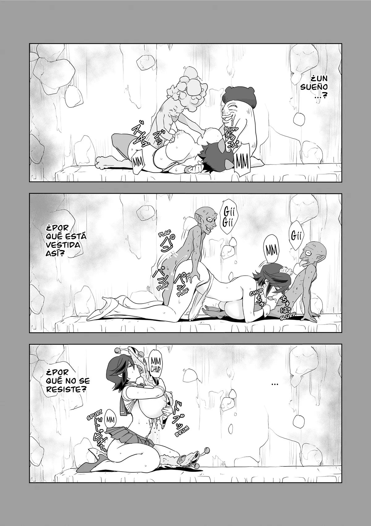 [Wonderful Sweater] Hitozuma Boukensha Doukutsu 2 ~Monster Senmon Doukutsu Soap Cosplay Paizuri Kyousha Course~ [Spanish] 69eme image