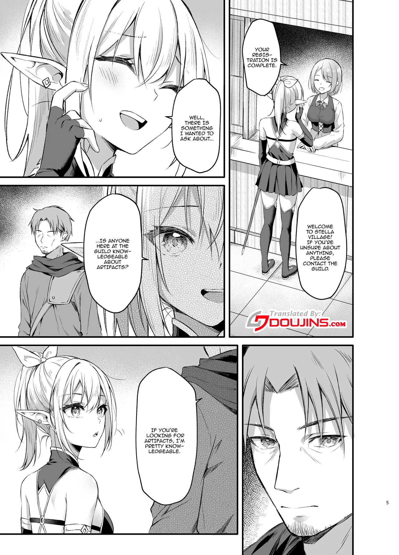 [Tai Doujinshi Doukoukai (Anjaku112)] Elf-chan no Saimin Yubiwa Monogatari / Story About Using a Hypnosis Ring on An Elf [Digital]  [English] {Doujins.com} 图片编号 5