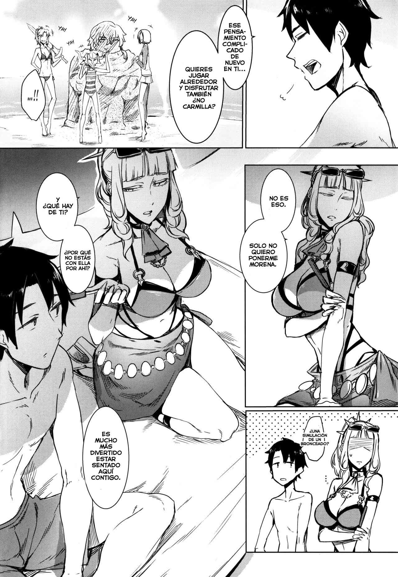 (C92) [Nanbou Hitogakushiki (Nakamura Regura)] Lust Vampire (Fate/Grand Order) [Spanish] Bildnummer 6