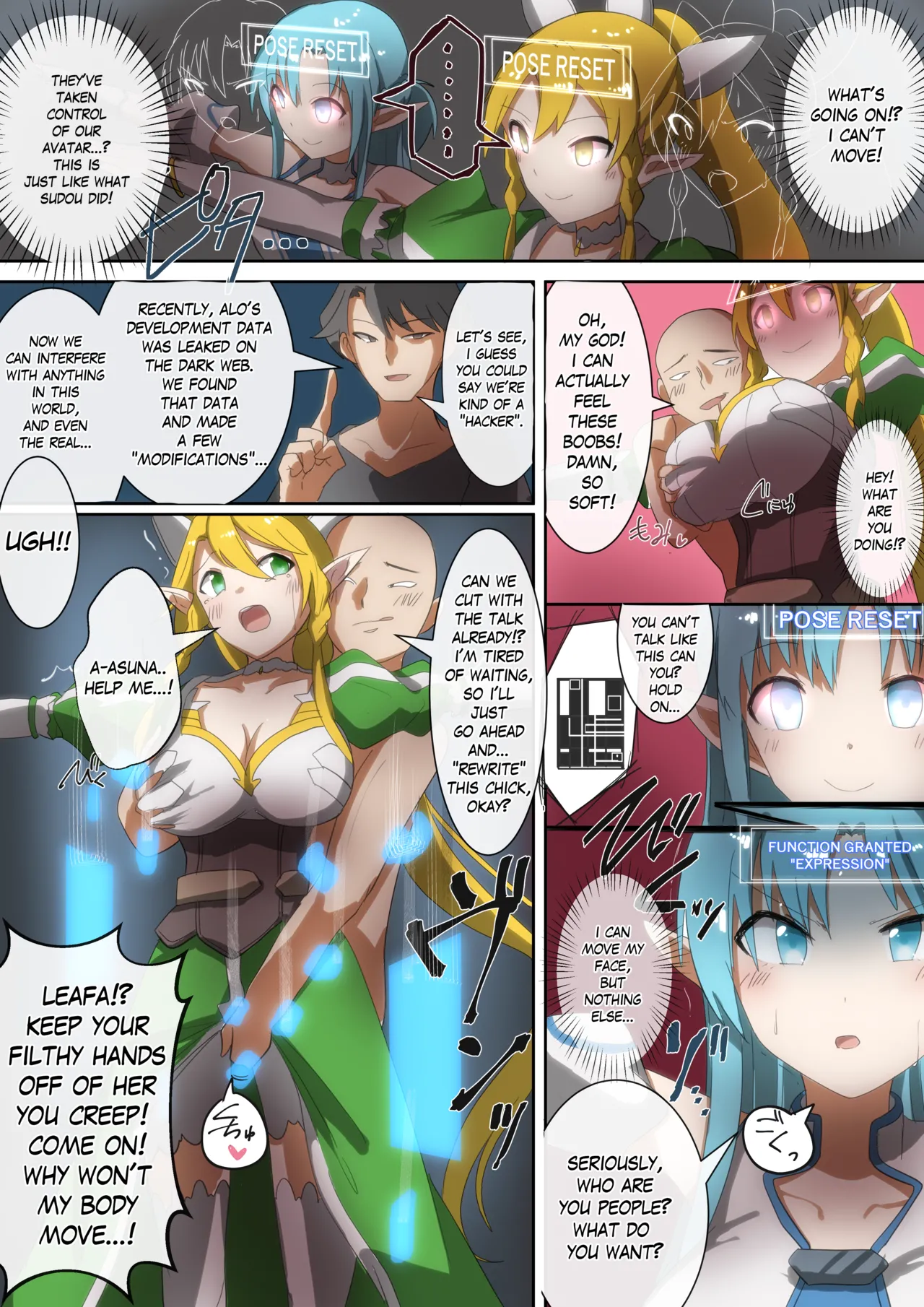 [Hyoui Lover (Rim)] SAO Asuna & Leafa Body Jack [English] 图片编号 2