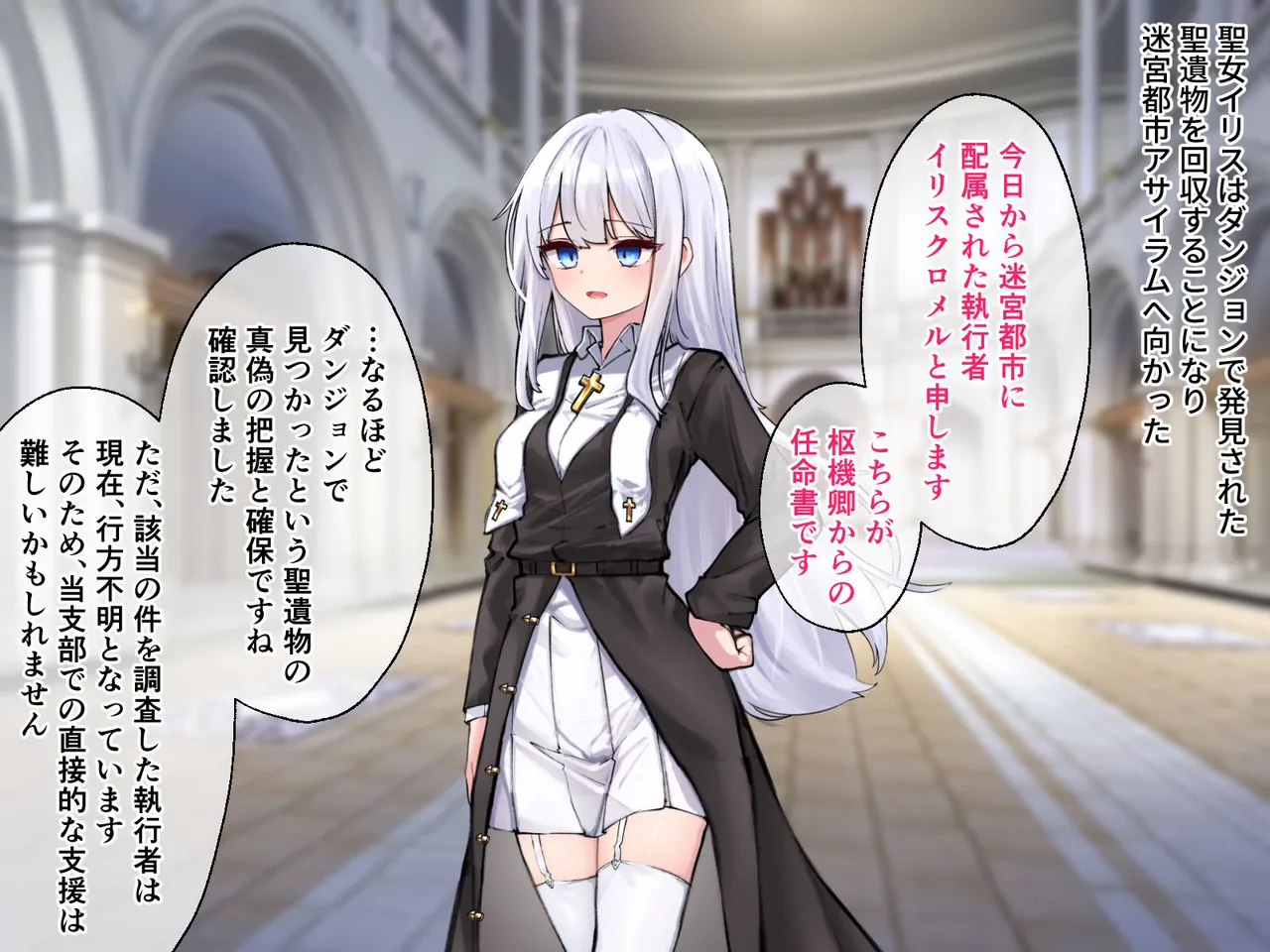 迷宮都市アサイラム CGノベル版 前編 ～性を蹂躙する魔物と屈辱の聖女～ 画像番号 3