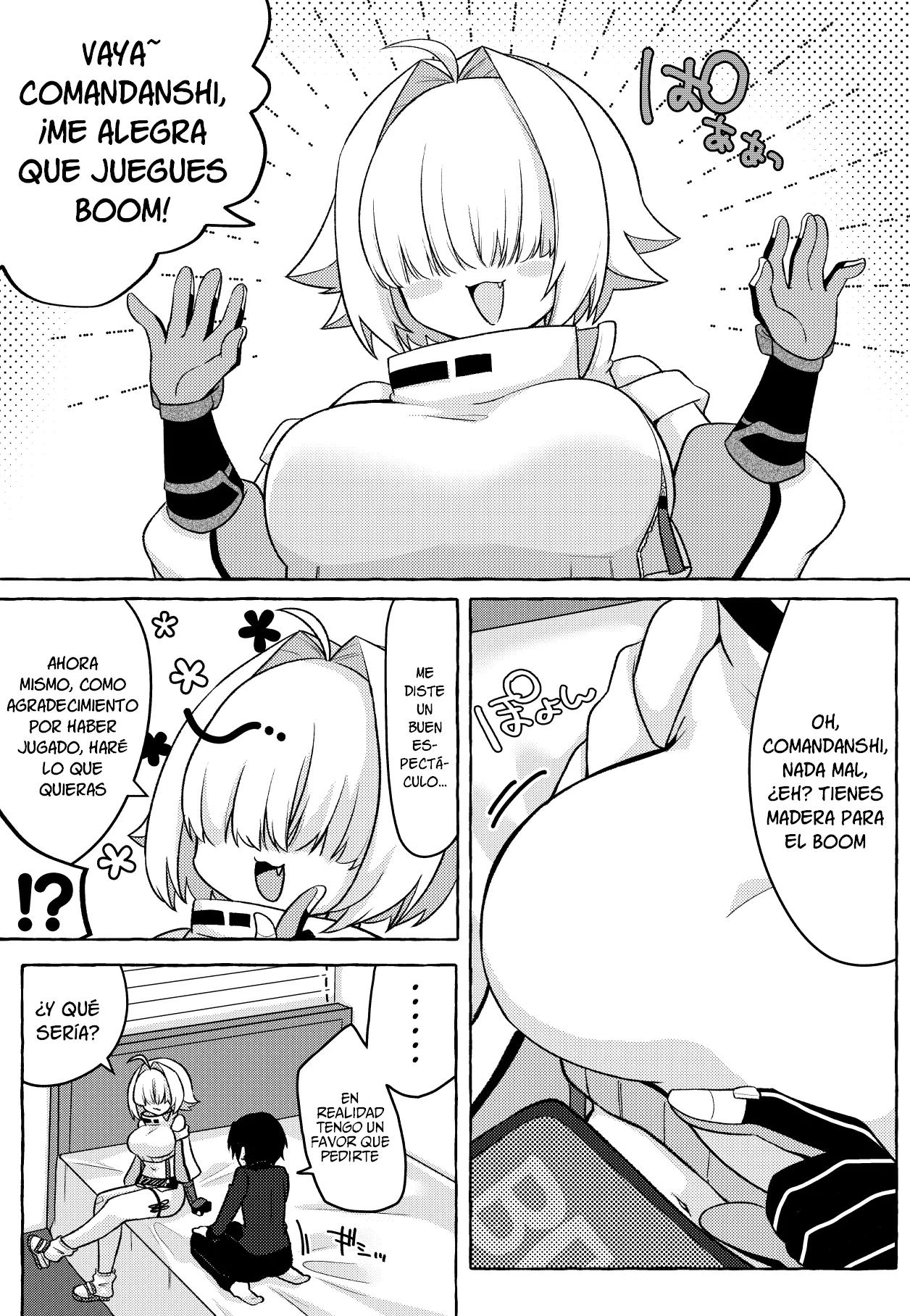 [Asshuku Town (Chiji Komari)] Shikikanshi?? Sonna Me de Watashi o Mitetan desu kana!? (Goddess of Victory: Nikke) [Digital] [Spanish] [Mapache Fansub] изображение № 2