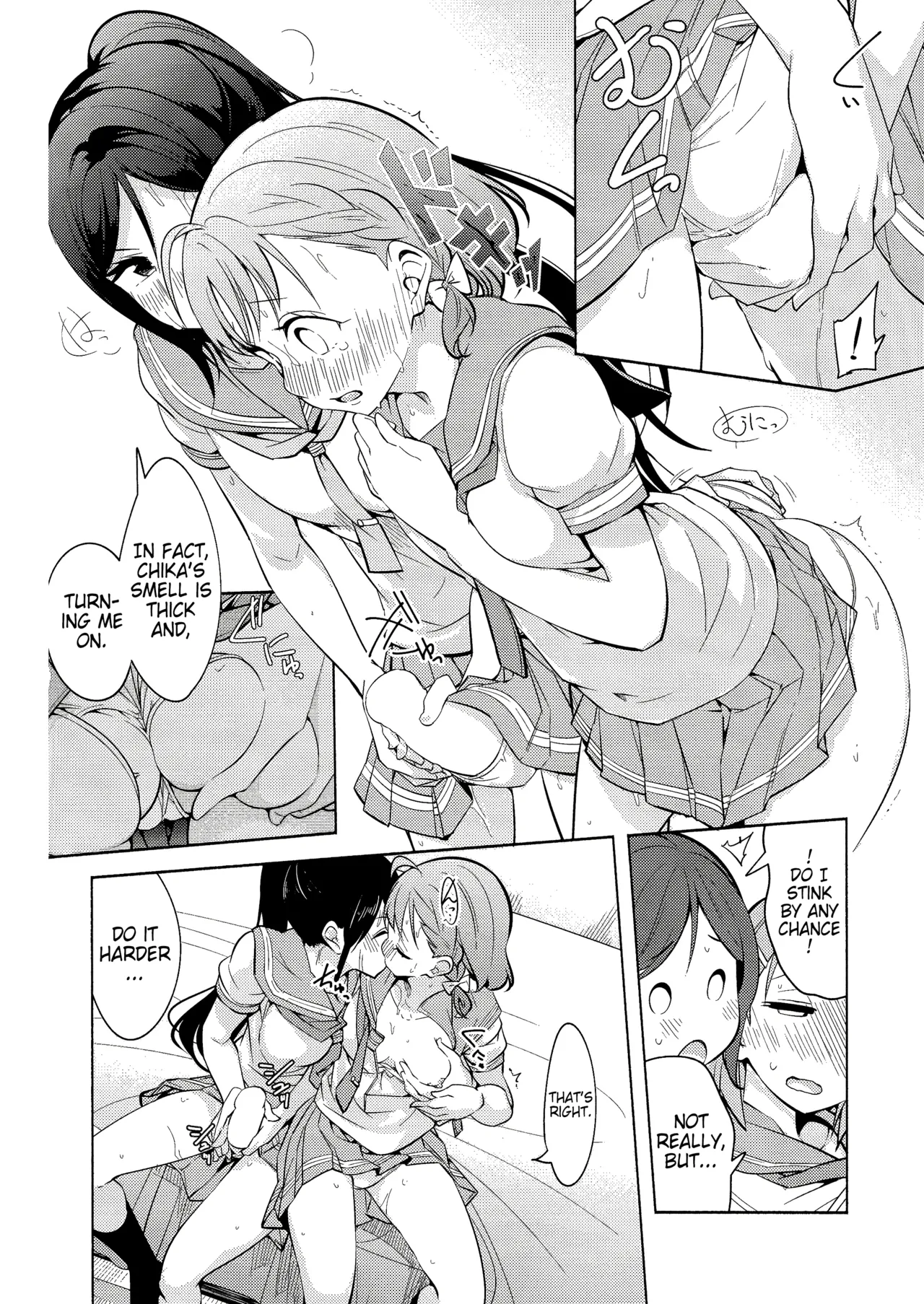 (Bokura no Love Live! 23) [Tohosanhun (Chada)] Onegai Kiitekureru? (Love Live! Sunshine!!) [English] [Pangean] image number 18