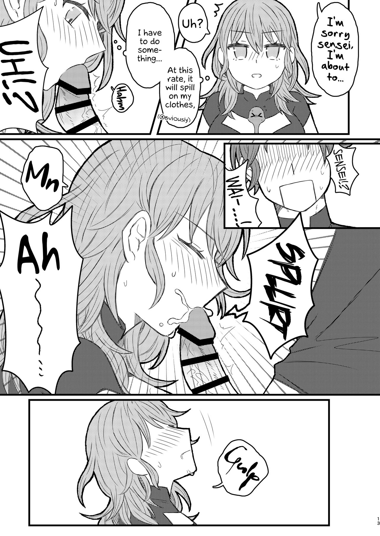 [Galactica Chicken (SASAMI)] Byleth Sensei ga Mune de Shite kureru Hon | A book where Byleth-sensei gives a titfuck (Fire Emblem: Three Houses) [English] [Digital] [Marie] 이미지 번호 12