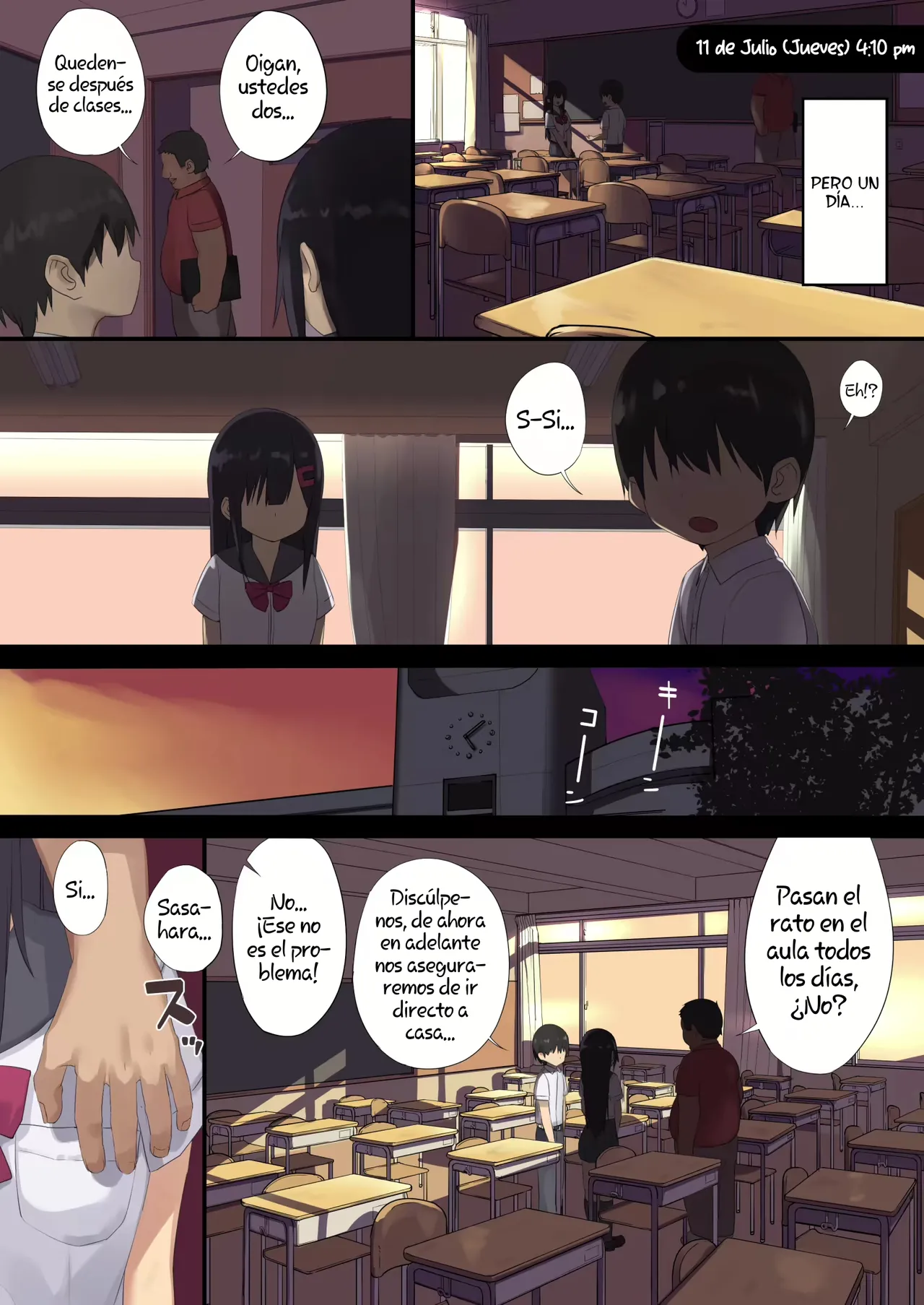 [Tokyo Prominence Tomato] Joshikousei wa Dansei Kyoushi ni NTR Reru [Spanish] [ᗞメᗞ Ⲏⲉⲅⲟ 英雄] 图片编号 8