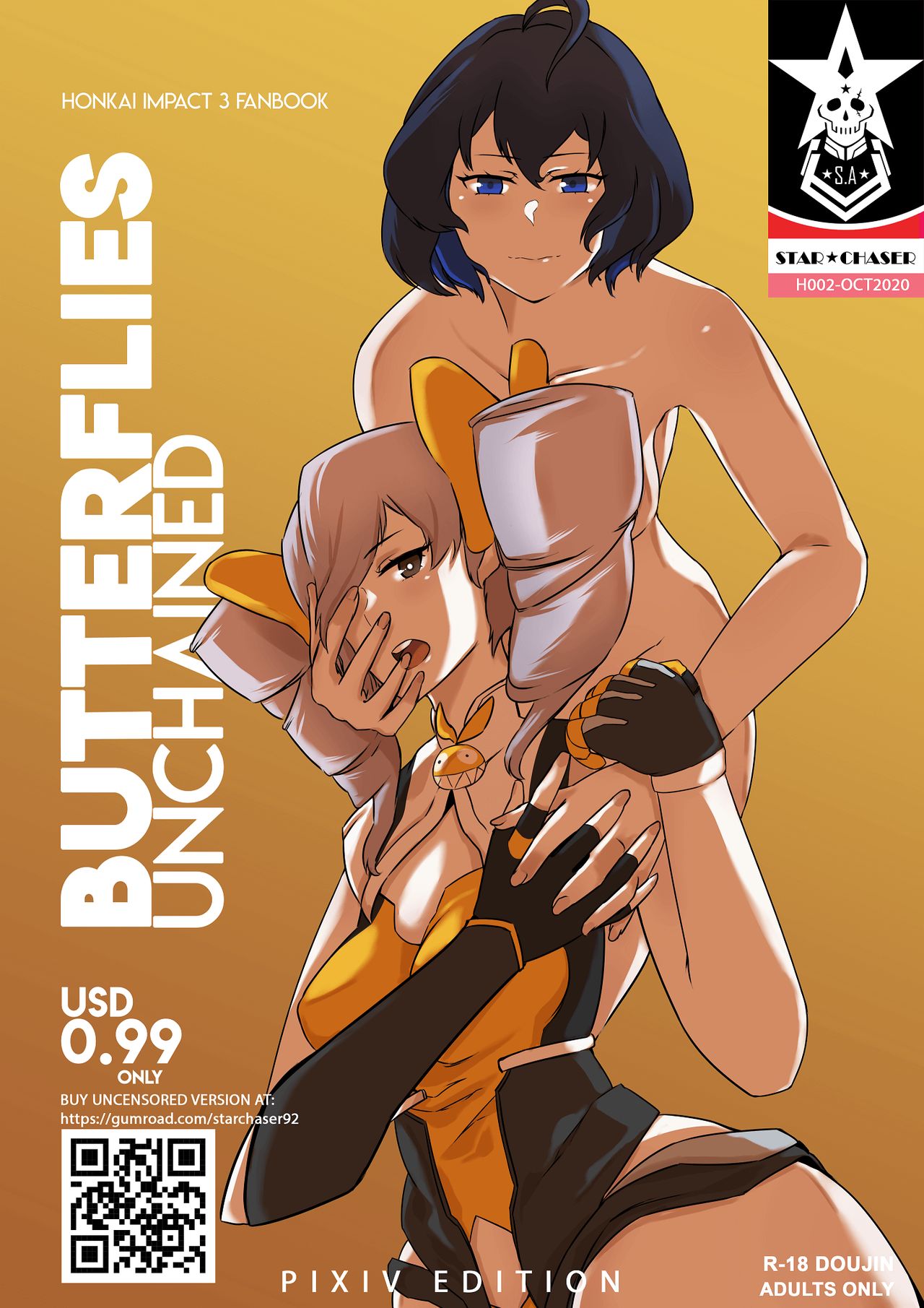 [STAR☆CHASER]HI3RD Doujinshi 002 BUTTERFLIES UNCHAINED [PIXIV EDITION] 이미지 번호 1