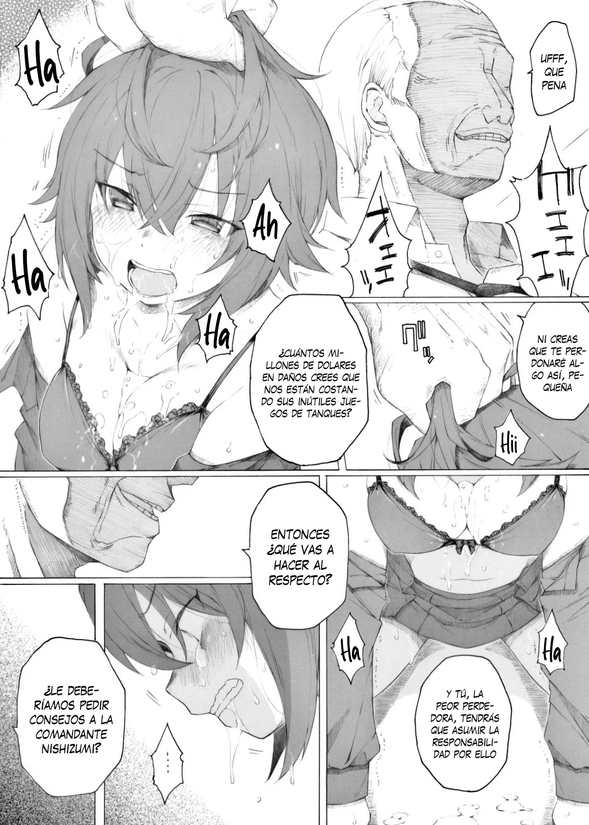 [Itano Chiharu] Sensha no Maintenance ni wa Sugoku Okane ga Kakaruyou desu - Parece que el mantenimiento de un tanque cuesta muchisimo dinero (Girls und Panzer) [Español] [Traducciones necesarias] 图片编号 3