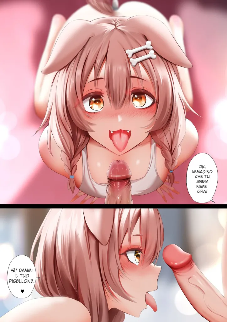 [Ginhaha] Icha Icha no Hibi | Affamata (Inugami Korone) [Italian] 图片编号 7