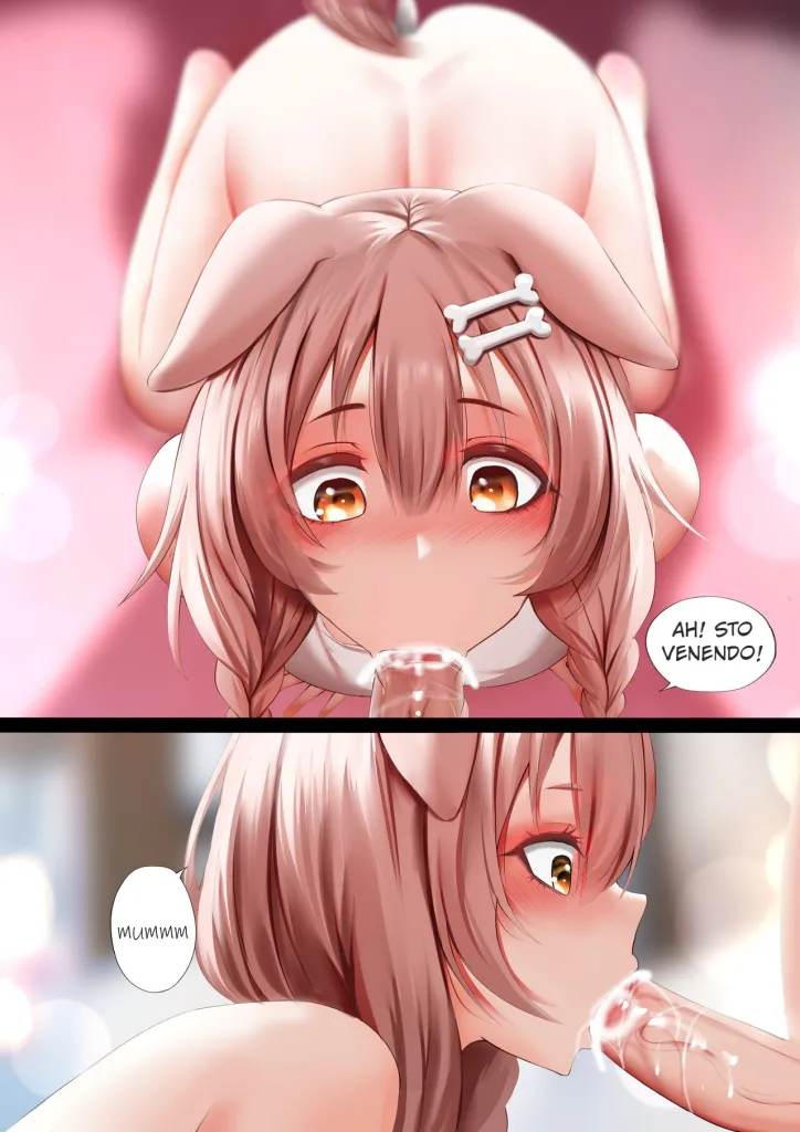 [Ginhaha] Icha Icha no Hibi | Affamata (Inugami Korone) [Italian] 图片编号 9