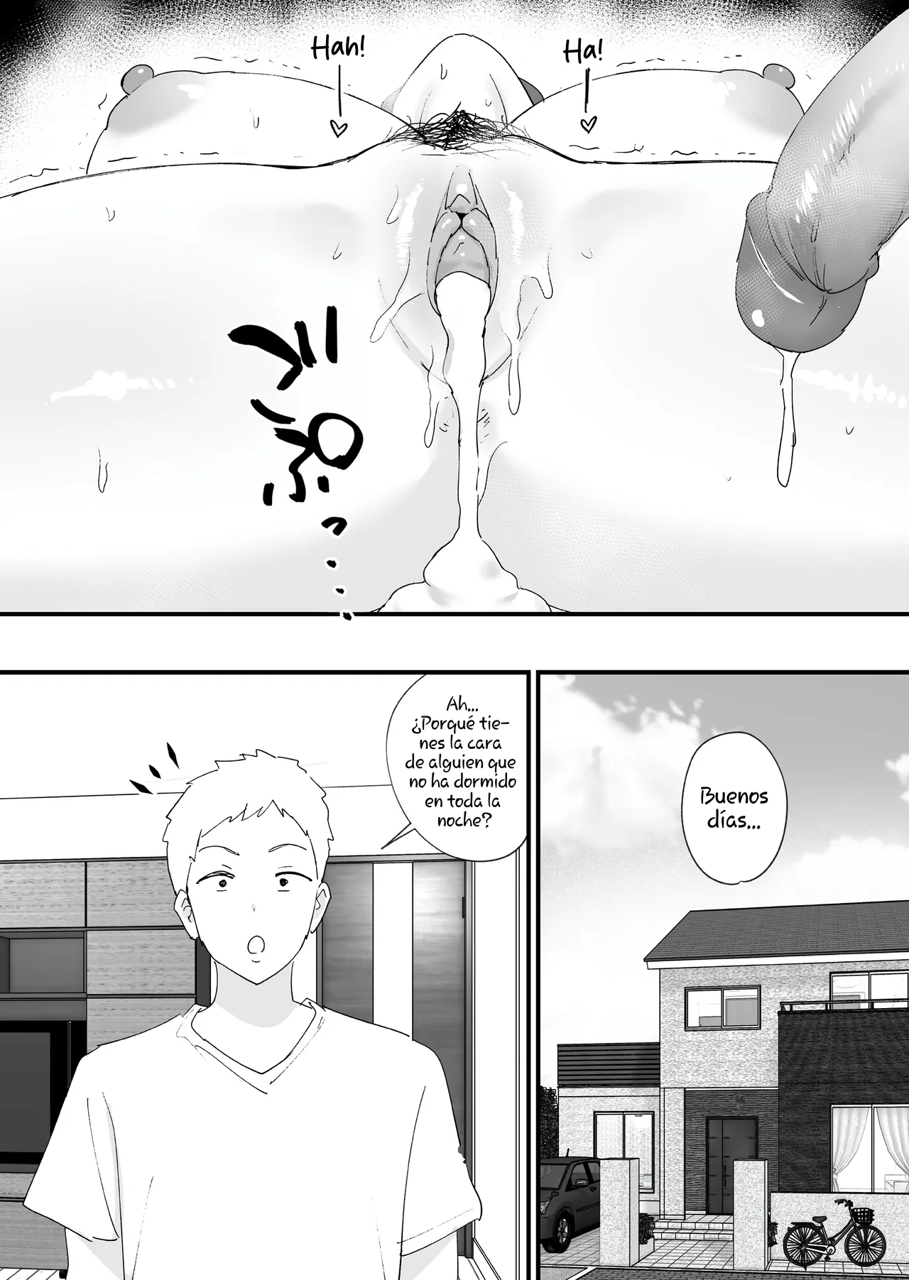 [Shimofuri] Akogare no Tomo Mama to Matching Shita Ken (Spanish) [ᗞメᗞ Ⲏⲉⲅⲟ 英雄] image number 57