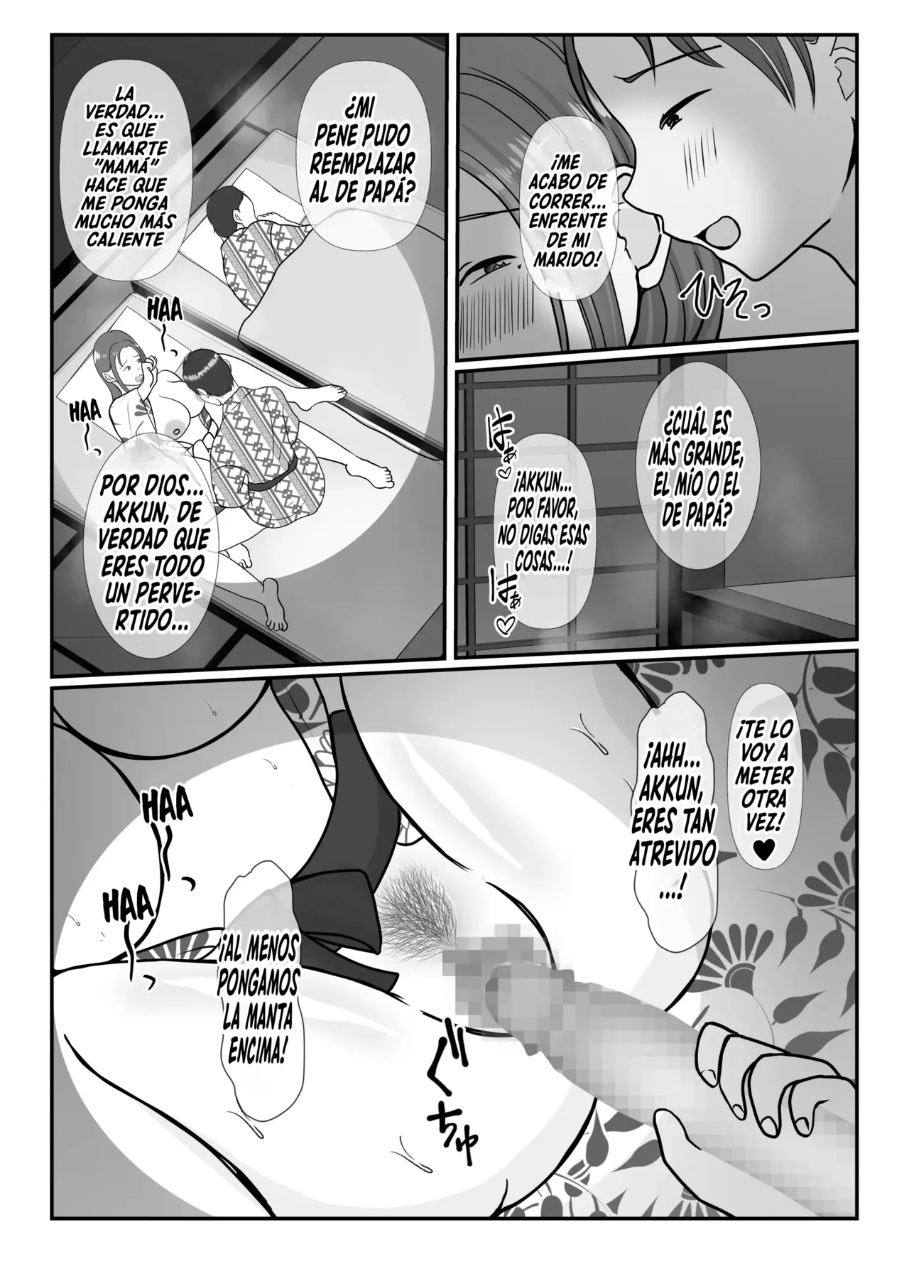 [Benii Kenkyuujo] Boku wa Haha ni Gachikoi Shiteru 2｜Estoy Realmente Enamorado de mi Madre Capítulo 2 [Spanish] [El naranjas = Mr.Naranjas] image number 59