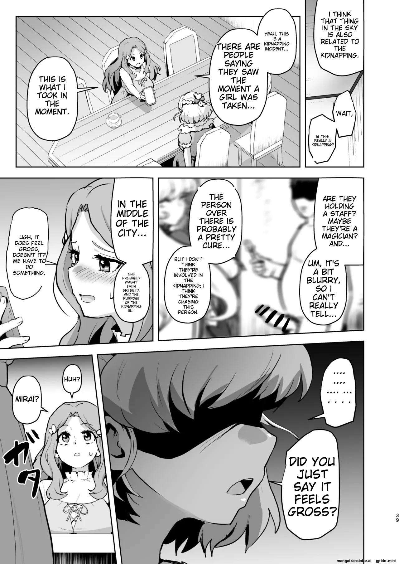 [Aheazif (Sanatuki)] Ima Goshujin-sama Daisuki no Dosukebe Ero Mahou Tsukai tte Iimashita!? (Mahou Tsukai Precure!) [AI Translated] 이미지 번호 39