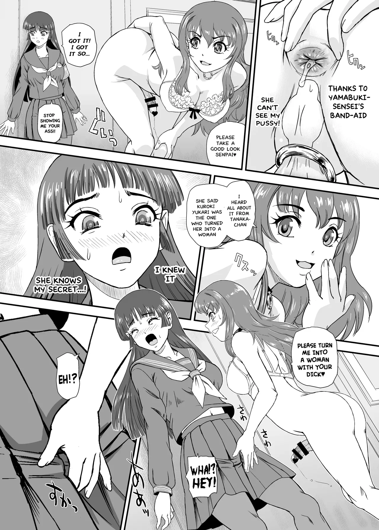 [BehindMoon (Dulce-Q)] Futanari nanode Gakkou Seikatsu ga Fuan desu 10 [English] [Hikari no Kaze] [Digital] 图片编号 16