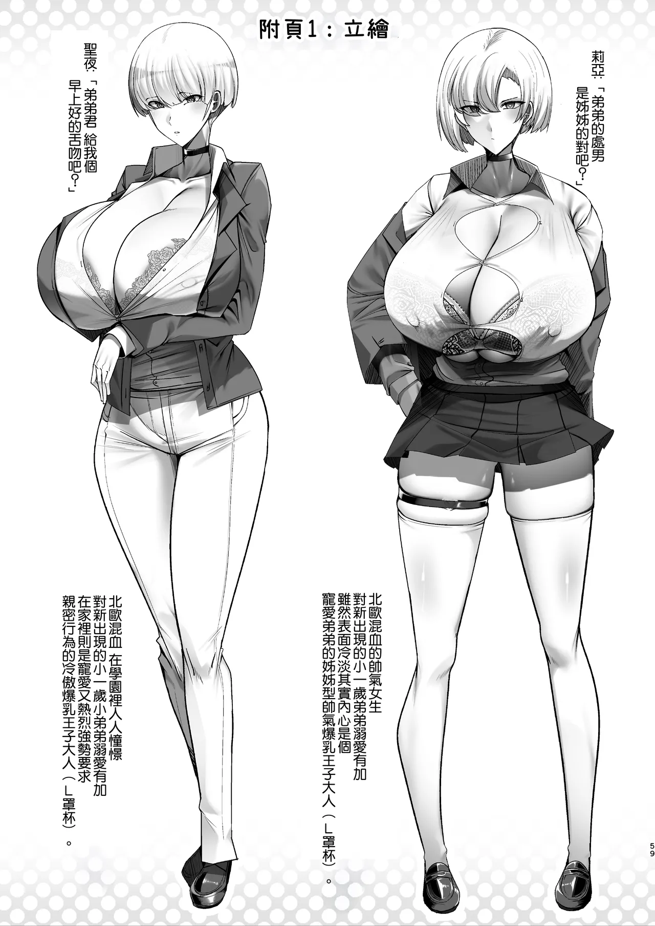 [Palace Village Ke (Bigshine)] Kimi no Oyome-san wa Hokuou Half Ouji-sama-kei Dekachichi Boyish Ogishi-chan | 你的妻子們是北歐混血王子系巨乳假小子義理姊姊 [Chinese] [Amerins漢化] [Digital] 이미지 번호 60