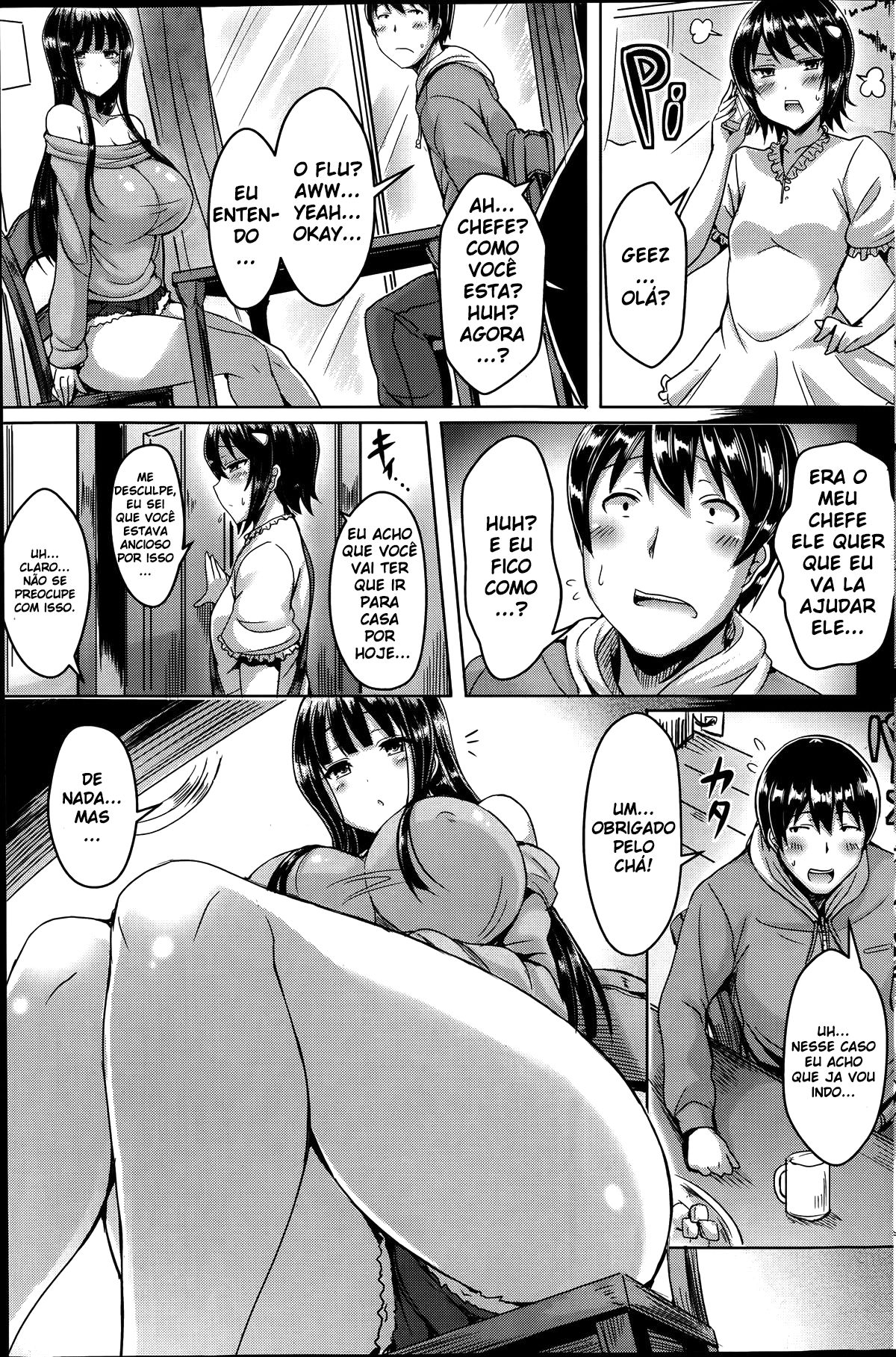 [Okumoto Yuuta] Souteigai Kanojo | Girlfriend Beyond Expectations (ChichiKoi!) [Portuguese-BR] [YatoGamiXD] [Digital] 图片编号 3