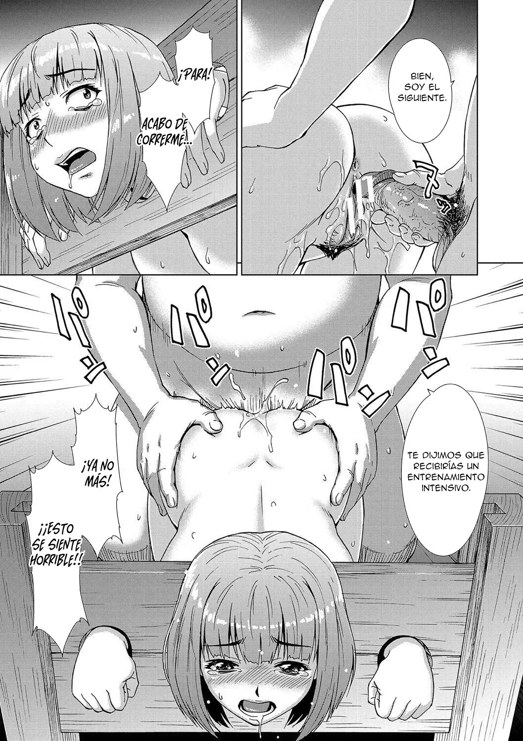 [Shinogi A-suke] [Shinogi A-suke] Ryoshuu no Mura Ch. 1-2｜El Prueblo de las Prisioneras Cap. 1-2 (Mesu o Karu Mura Joshikousei Shuudan Ryoujoku Jiken) [Spanish] [New Scan Doujin] 图片编号 92