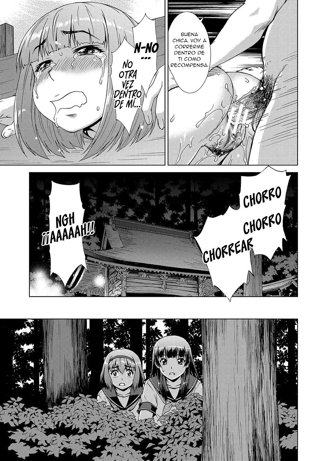 [Shinogi A-suke] [Shinogi A-suke] Ryoshuu no Mura Ch. 1-2｜El Prueblo de las Prisioneras Cap. 1-2 (Mesu o Karu Mura Joshikousei Shuudan Ryoujoku Jiken) [Spanish] [New Scan Doujin] 图片编号 94