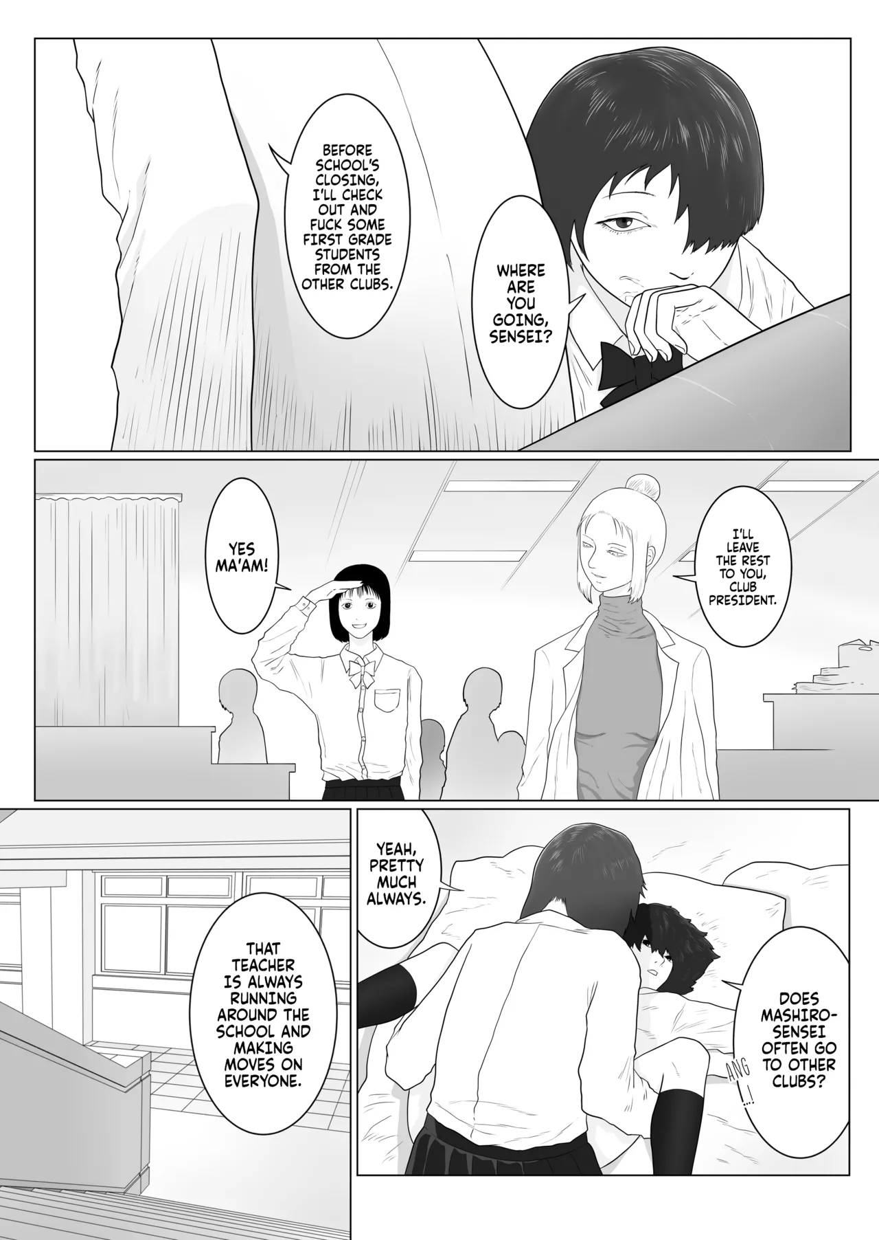 [Arukaniko] Onna to Futanari no Gakuen 2 Chokyo-bu to shintaiso-bu | The girl and futanari school 2 The discipline and rhythmic gymnastics club. [Fallen Games] [English] [Digital] Bildnummer 15