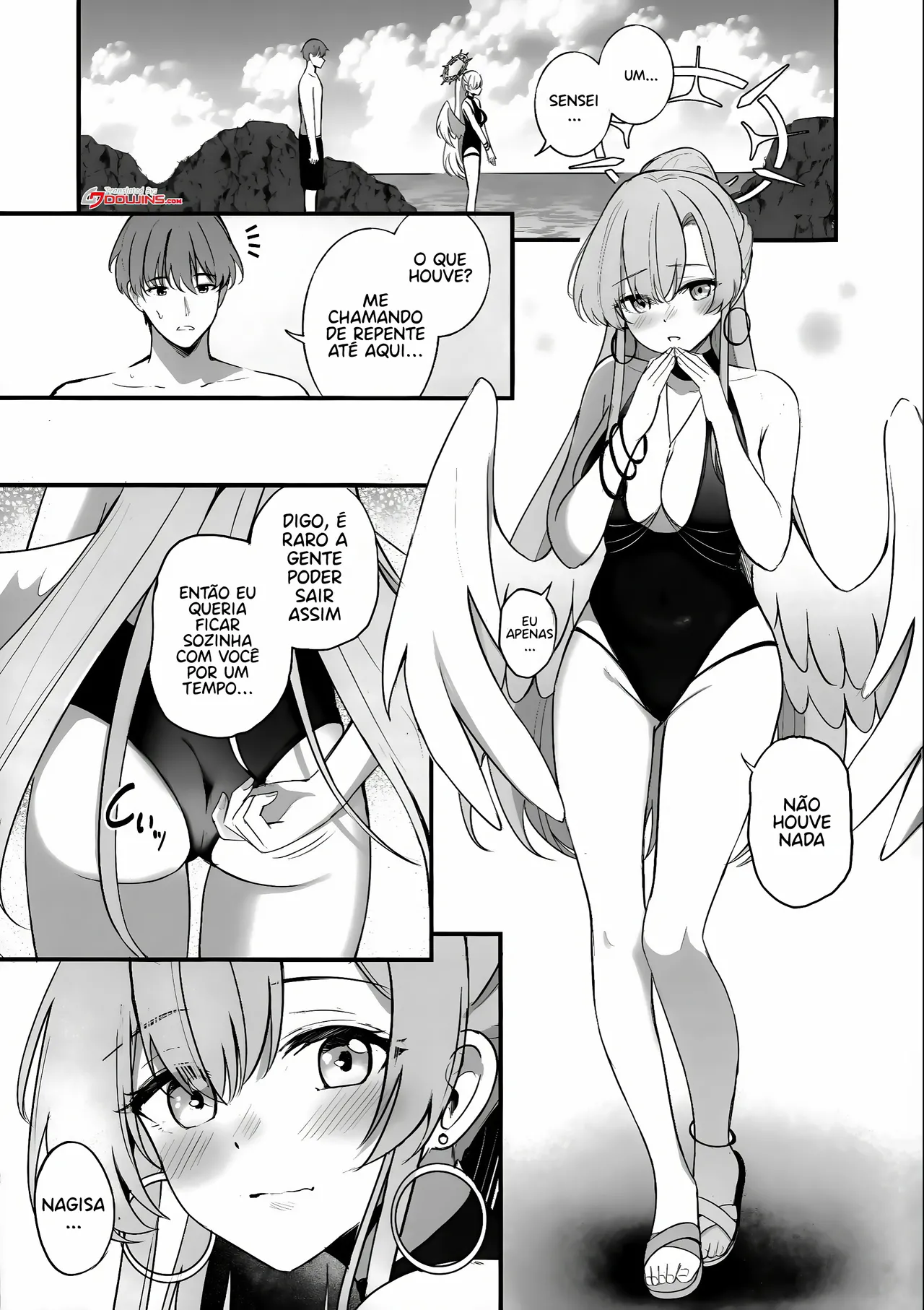 (C106) [Koniro Kajitsu (KonKa)] Nagisa no Natsu no Omoide - Nagisa Summer Memory | Memória de verão de Nagisa (Blue Archive) [Portuguese-BR] image number 2