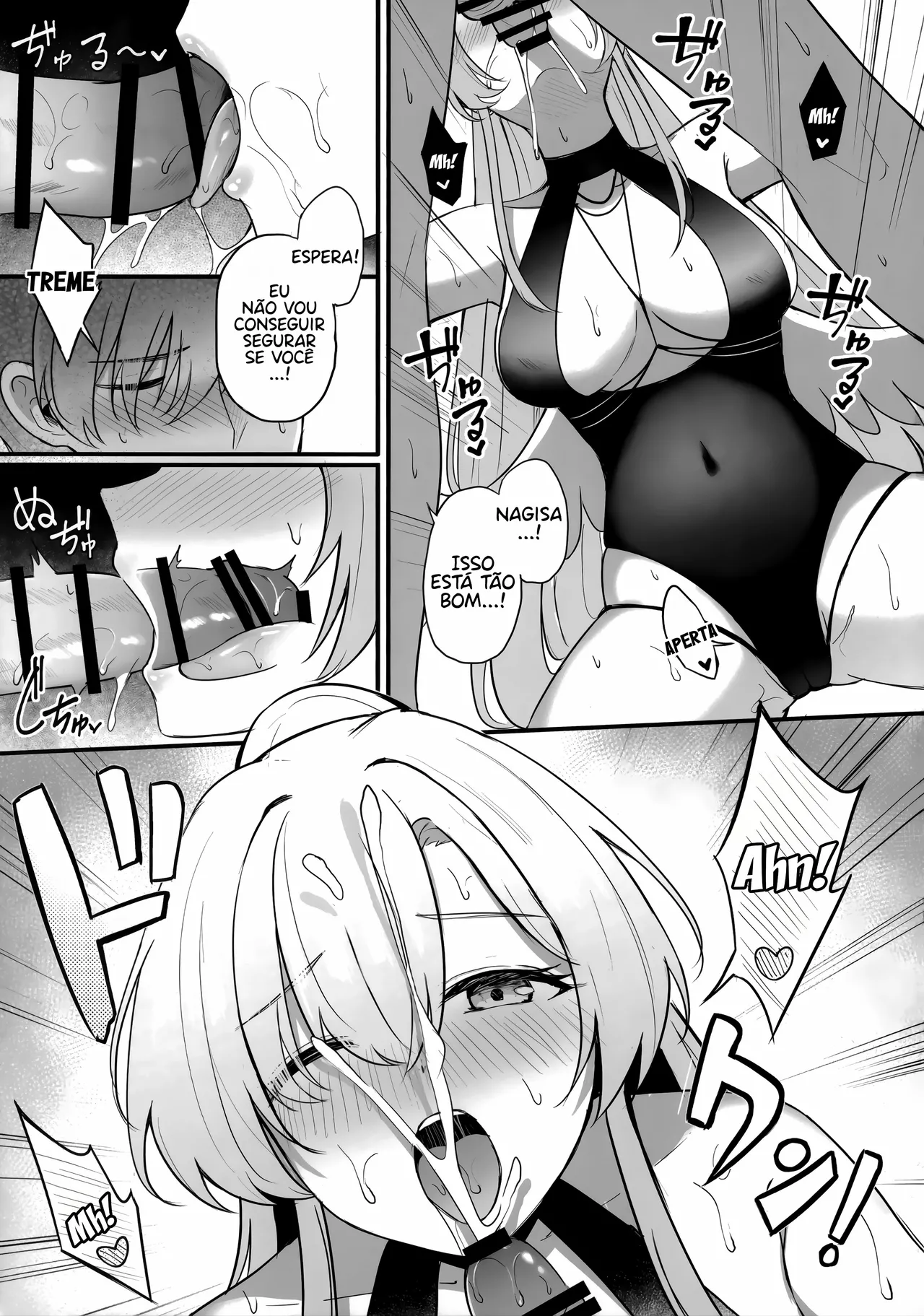 (C106) [Koniro Kajitsu (KonKa)] Nagisa no Natsu no Omoide - Nagisa Summer Memory | Memória de verão de Nagisa (Blue Archive) [Portuguese-BR] image number 4