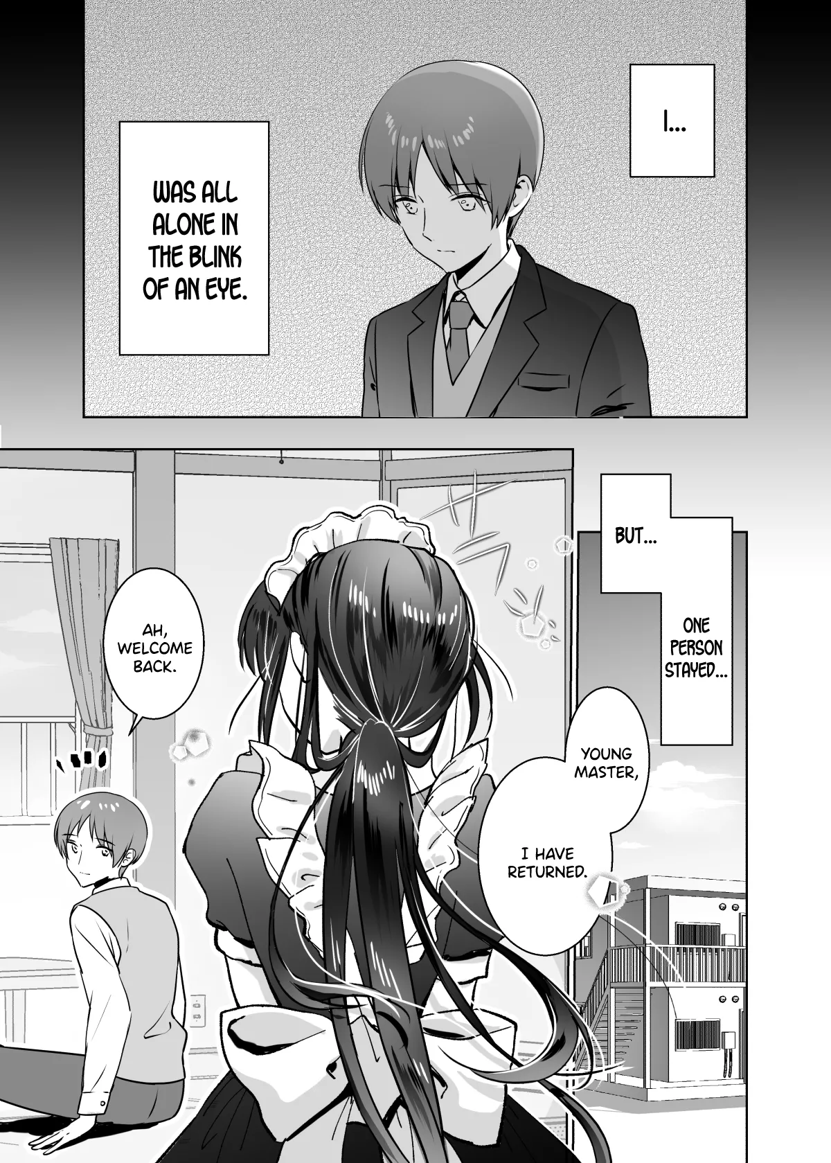 [Bicolor (Kuroshiro Neko)] Maid no Kirina wa Bouchama ni Tsukushitai | Maid Kirina is Devoted to her Young Master [English] [SDTLs] [Digital] imagen número 4