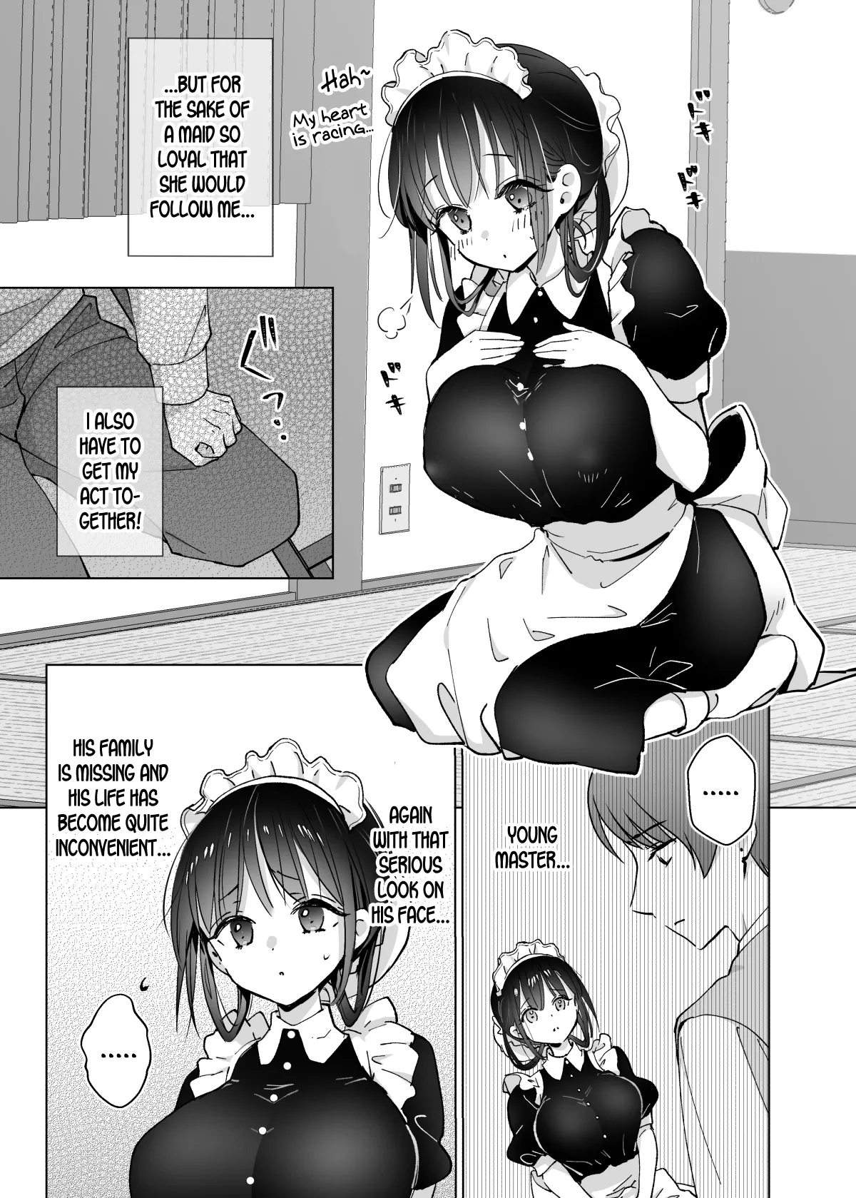 [Bicolor (Kuroshiro Neko)] Maid no Kirina wa Bouchama ni Tsukushitai | Maid Kirina is Devoted to her Young Master [English] [SDTLs] [Digital] imagen número 8