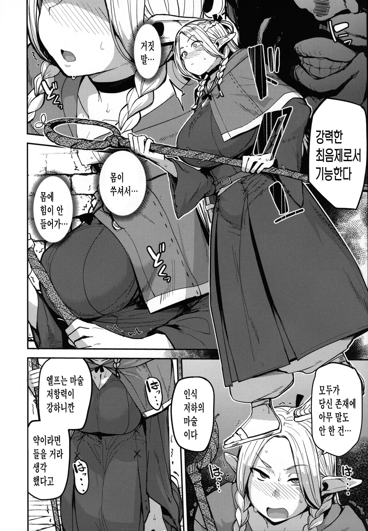(C106) [North70 (Nanao Yukiji)] Chin Ochi Donkusa Elf (Dungeon Meshi) [Korean] 图片编号 9