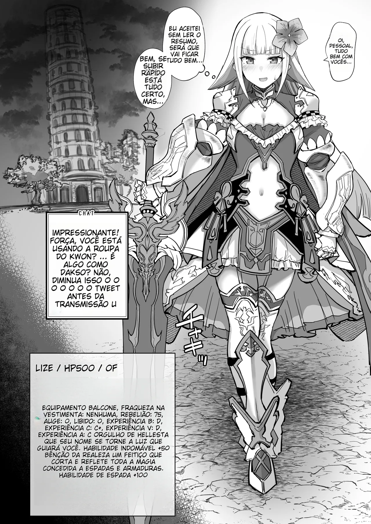 [30min-5000yen (Kagami Uekusa)] Niji Ero Trap Dungeon Bu 1.5  (Lize Helesta) [Portuguese-BR] [Digital] (TR-212) Bildnummer 5