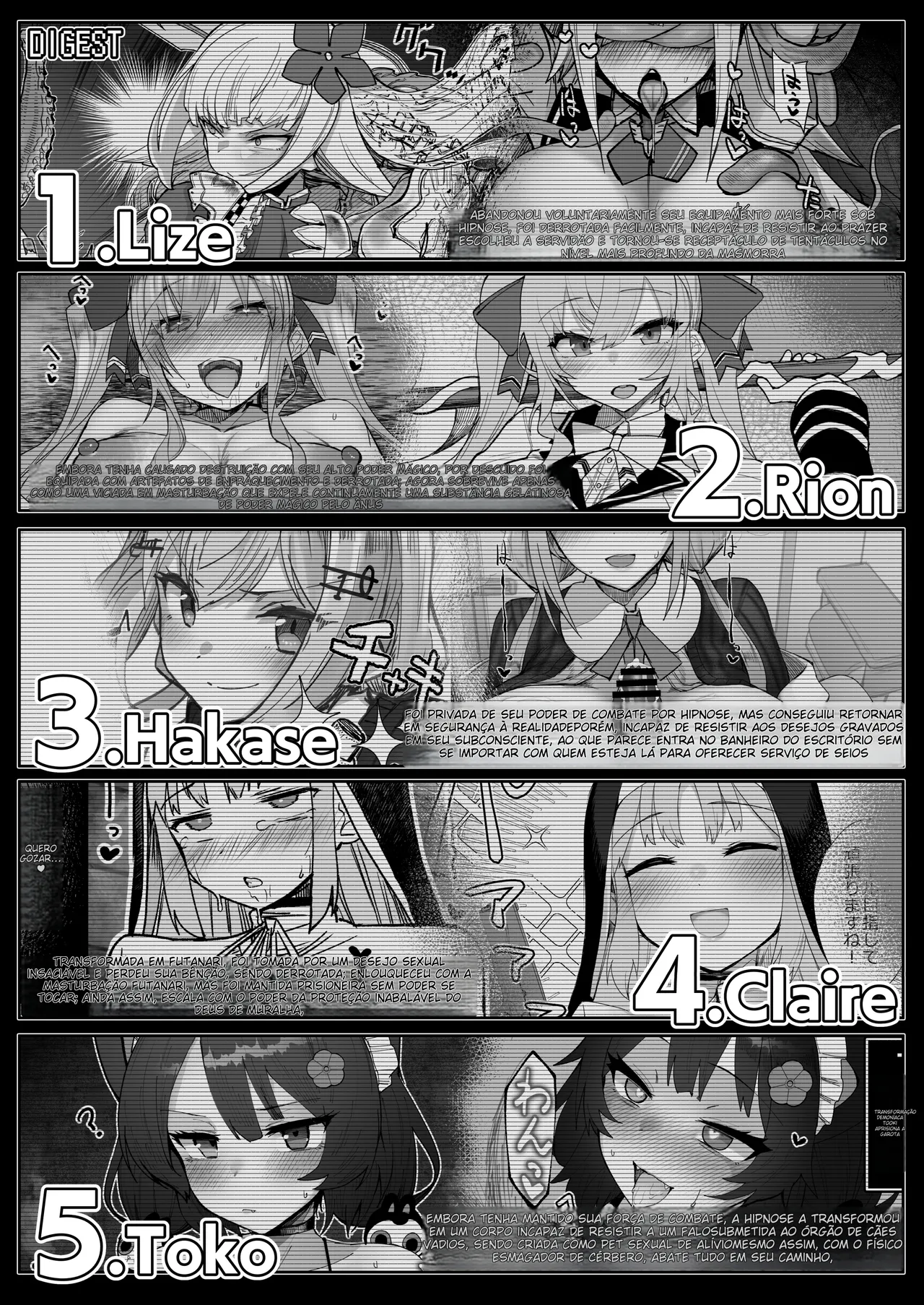 [30min-5000yen (Kagami Uekusa)] Niji Ero Trap Dungeon-bu 6 [Digital] [Portuguese-BR] (TR-214) 图片编号 5