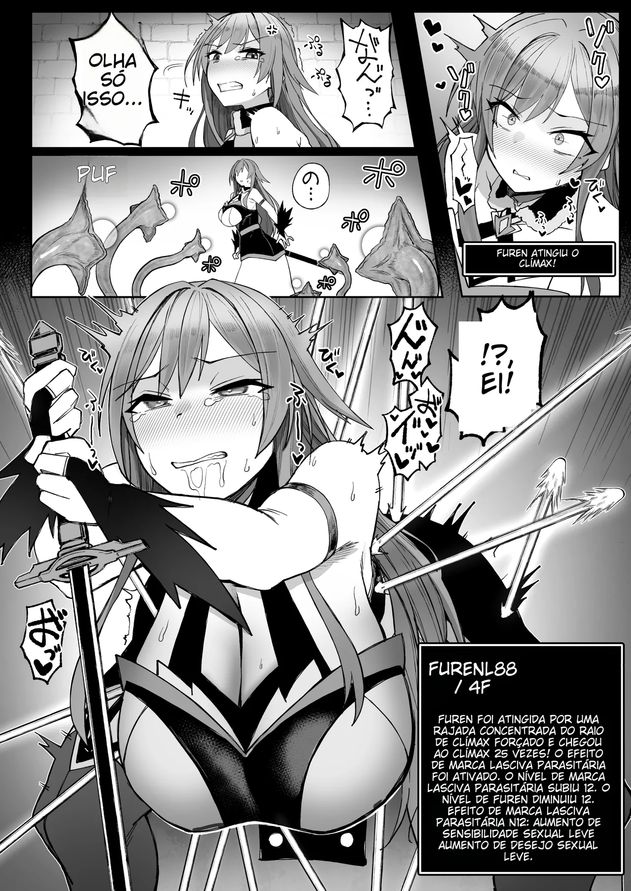 [30min-5000yen (Kagami Uekusa)] Niji Ero Trap Dungeon-bu 6 [Digital] [Portuguese-BR] (TR-214) 图片编号 14