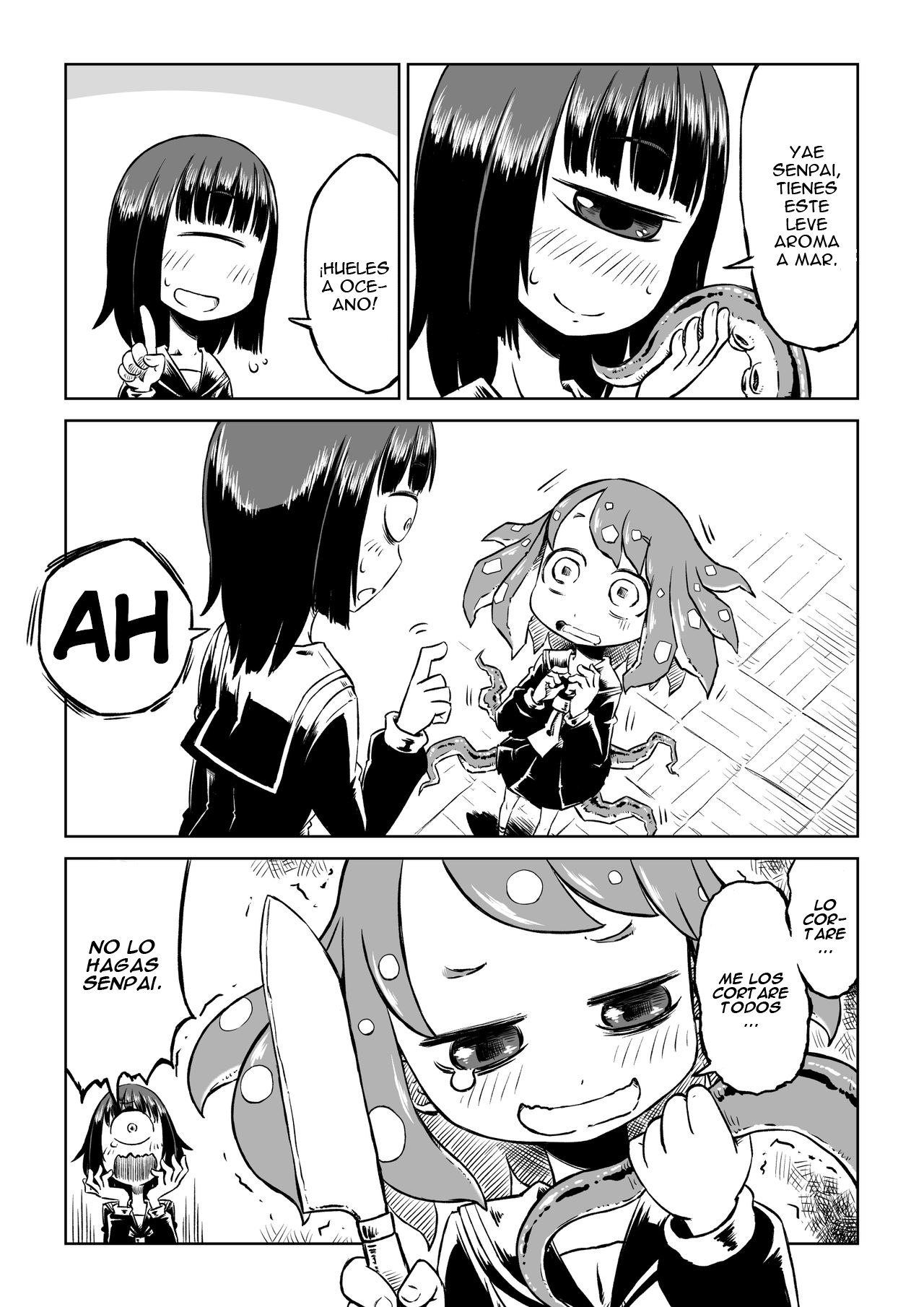 [Sondake. (SoN)] Tako Musume to Tangan Musume ga XX Suru dake. [Spanish] [m2mwk2] [Digital] image number 9