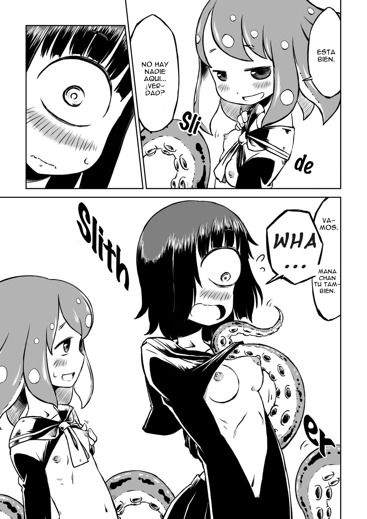 [Sondake. (SoN)] Tako Musume to Tangan Musume ga XX Suru dake. [Spanish] [m2mwk2] [Digital] image number 15