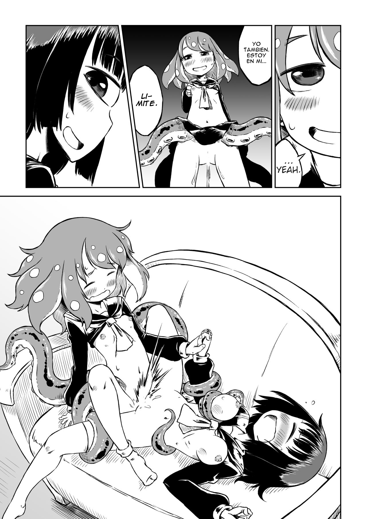 [Sondake. (SoN)] Tako Musume to Tangan Musume ga XX Suru dake. [Spanish] [m2mwk2] [Digital] image number 17