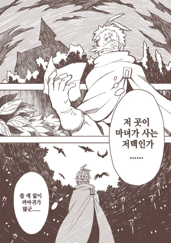 [Siro Kitten-ya (Tora Kitten)] Majo to Karasu Ningen | 마녀와 까마귀 인간 [Korean] [Digital] imagen número 2