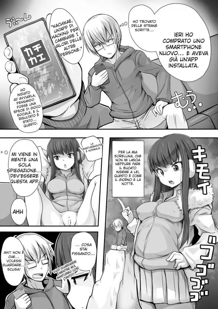 [ryuno] Imouto Hack | Sorellina Capricciosa (Bessatsu COMIC Unreal Bishoujo Hackingu ~Hatsujou Sasetari Ayatsuttari Hyoui Nyotaika Shitari!?~ Vol. 2) [Italian] [Digital] 이미지 번호 3