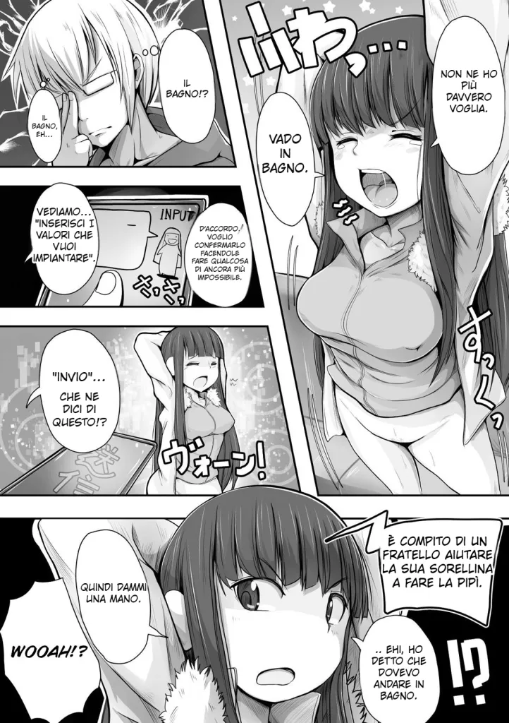 [ryuno] Imouto Hack | Sorellina Capricciosa (Bessatsu COMIC Unreal Bishoujo Hackingu ~Hatsujou Sasetari Ayatsuttari Hyoui Nyotaika Shitari!?~ Vol. 2) [Italian] [Digital] 이미지 번호 4