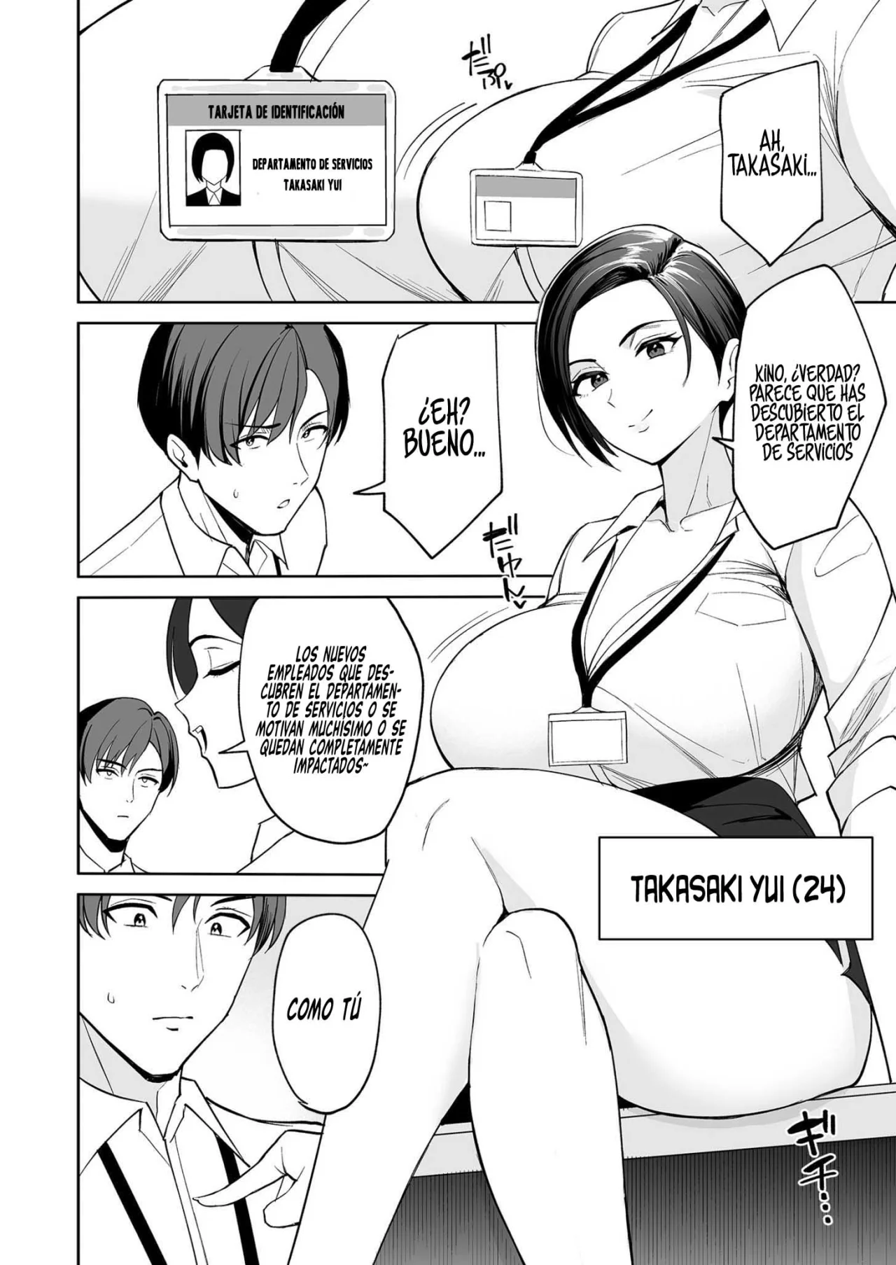 [C-kyuu] Gohoubi wa Karada de. ~Ero-sugi Fukuri Kousei wa Seishori-ka no Oshigoto~ (1)｜Recompensa Sexual por Esforzarse ~Servicios Especiales del Departamento de Asuntos Sexuales, Exclusivo para Miembros de la Empresa"~ (1) [Spanish] [RobertoTH] image number 10