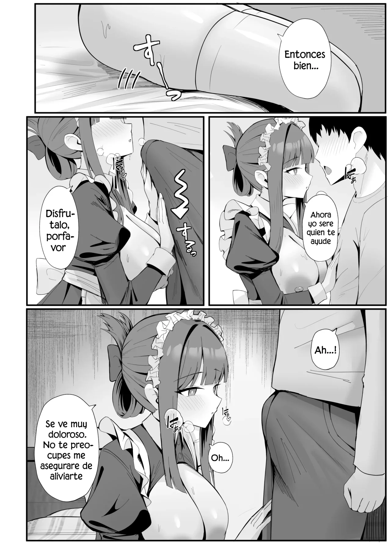 [POTATO BOMB (ONEDOO)] Gohoushi Itashimasu Rental Maid!｜¡Sirvienta de Alquiler A Tu Servicio! [Spanish] [Elpis Eros Traduccion] [Digital] 이미지 번호 9