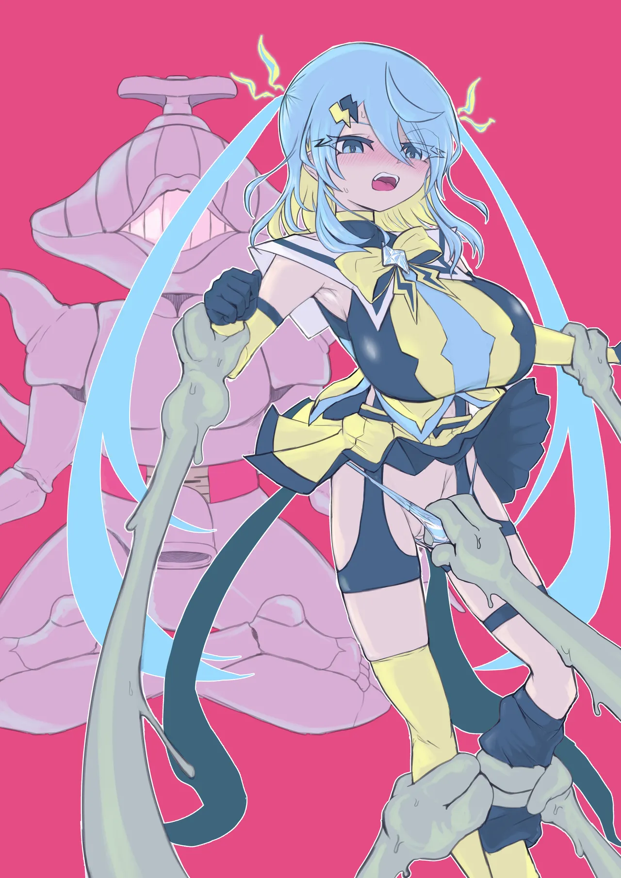 [Dendou Monaka] Mahō shōjo raijingusutōmu VS nyōi sokushin kaijin jobabān [Digital] 이미지 번호 2