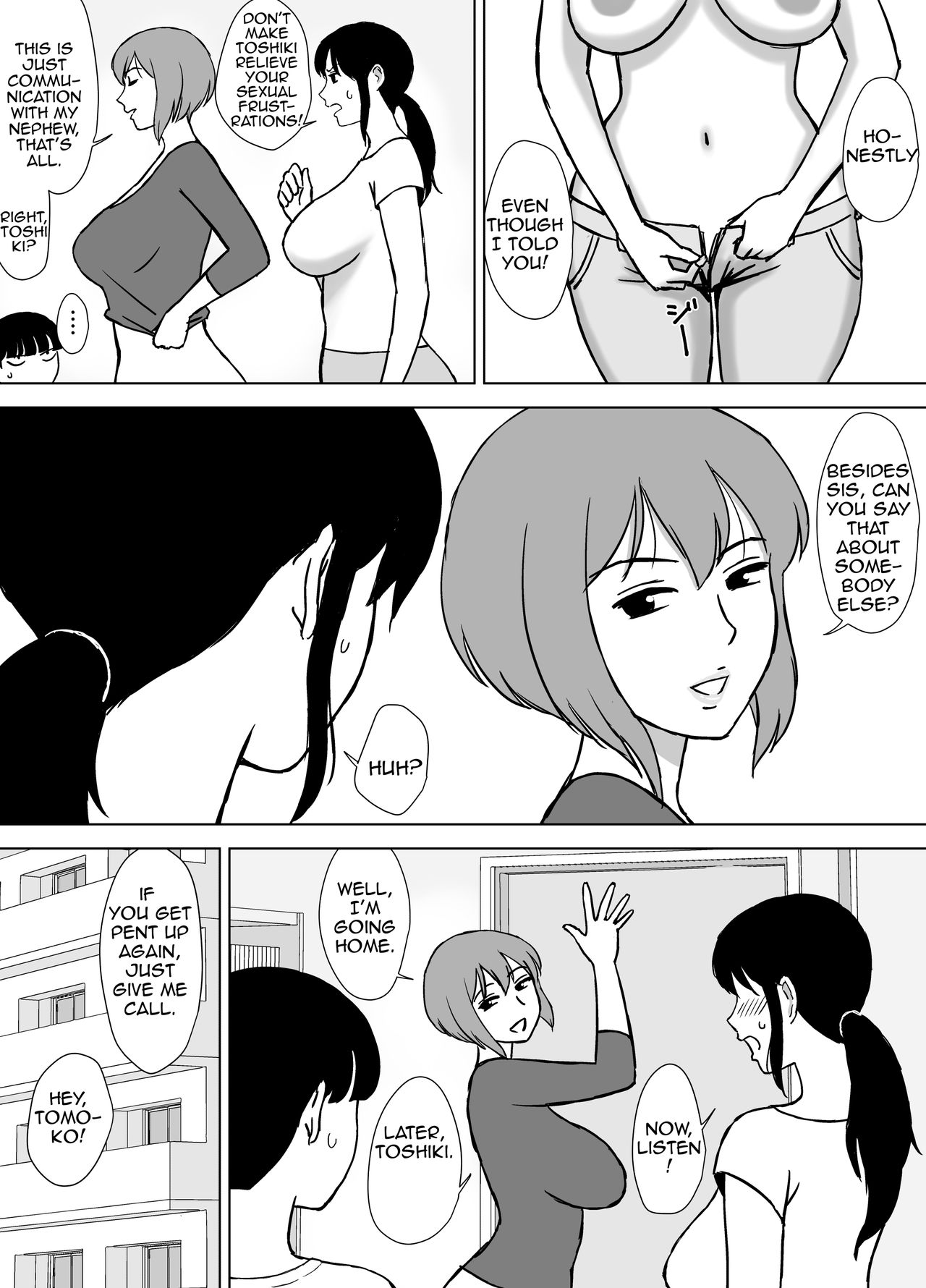 [Urakan] Boku no SeFri wa Haha to Oba | My Mom and My Aunt Are my Sex Friends [English] [Amoskandy] image number 16