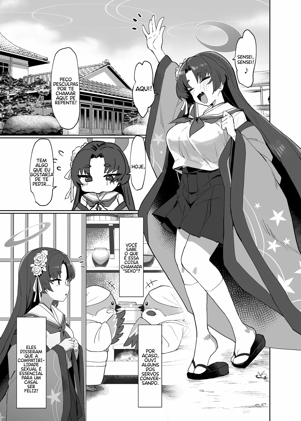 [Ballistic onahole (Б)] Sex no Junbi wa... Perfect ni Totonotte Orimasu no yo! | | Os preparativos para o sexo estão perfeitamente prontos! (Blue Archive) [Portuguese-BR] 画像番号 2