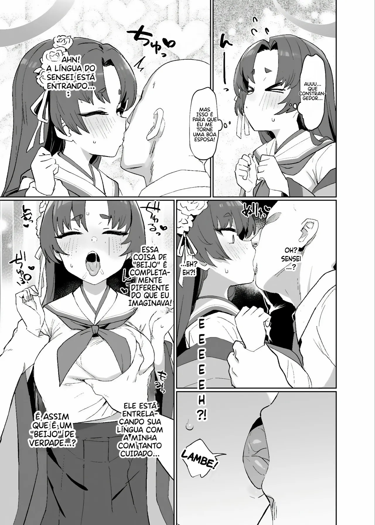 [Ballistic onahole (Б)] Sex no Junbi wa... Perfect ni Totonotte Orimasu no yo! | | Os preparativos para o sexo estão perfeitamente prontos! (Blue Archive) [Portuguese-BR] 画像番号 4