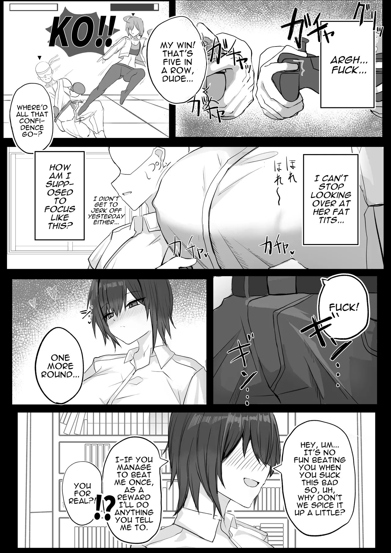 [Aoi Hoshi ni Umareta Dark Angel (Sabajiba Gonhachirou)] Mukashi Otoko da to Omotteta J-Cup Osananajimi to H suru Hon | Sex With My J-cup Bust Friend Who I Used To Think Was A Guy [English] [Darg777 Translations] Bildnummer 5