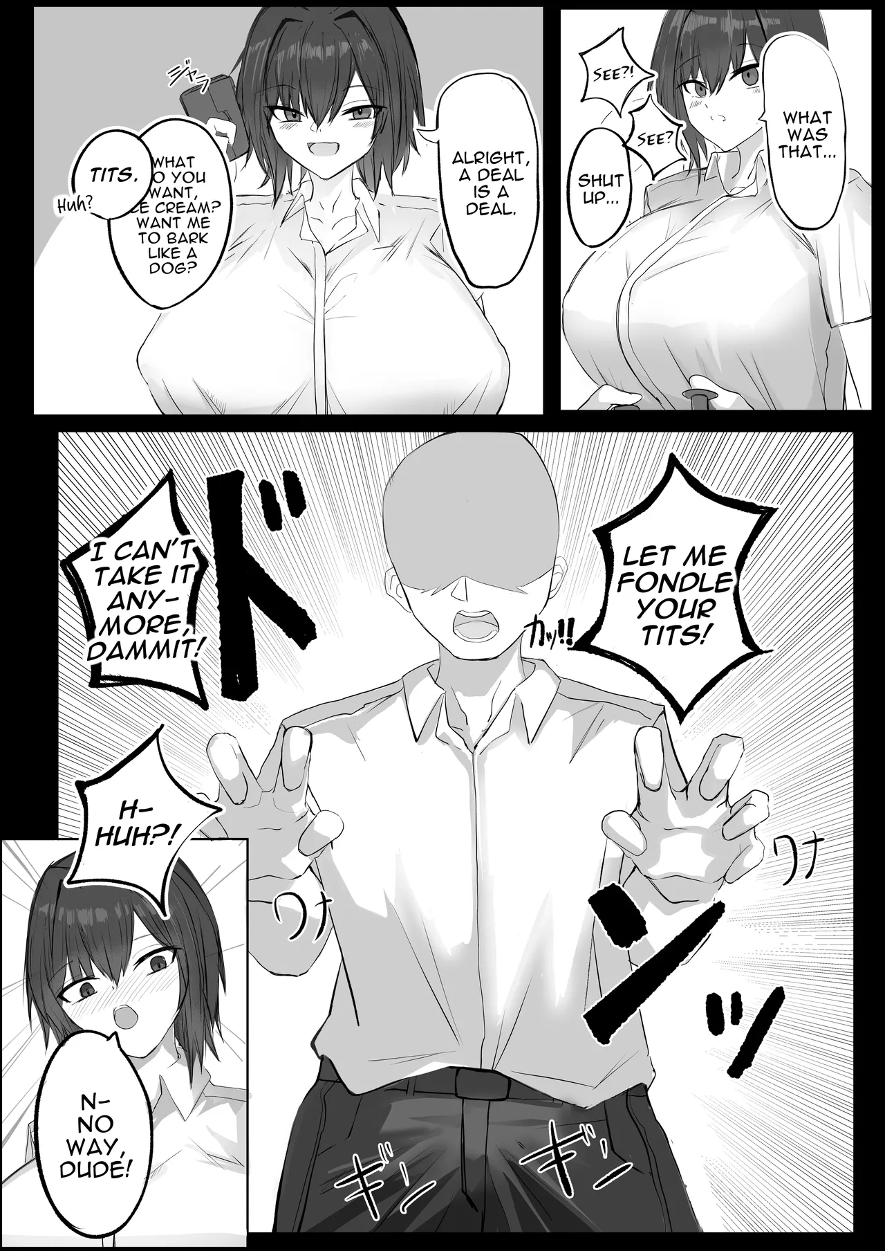 [Aoi Hoshi ni Umareta Dark Angel (Sabajiba Gonhachirou)] Mukashi Otoko da to Omotteta J-Cup Osananajimi to H suru Hon | Sex With My J-cup Bust Friend Who I Used To Think Was A Guy [English] [Darg777 Translations] Bildnummer 7