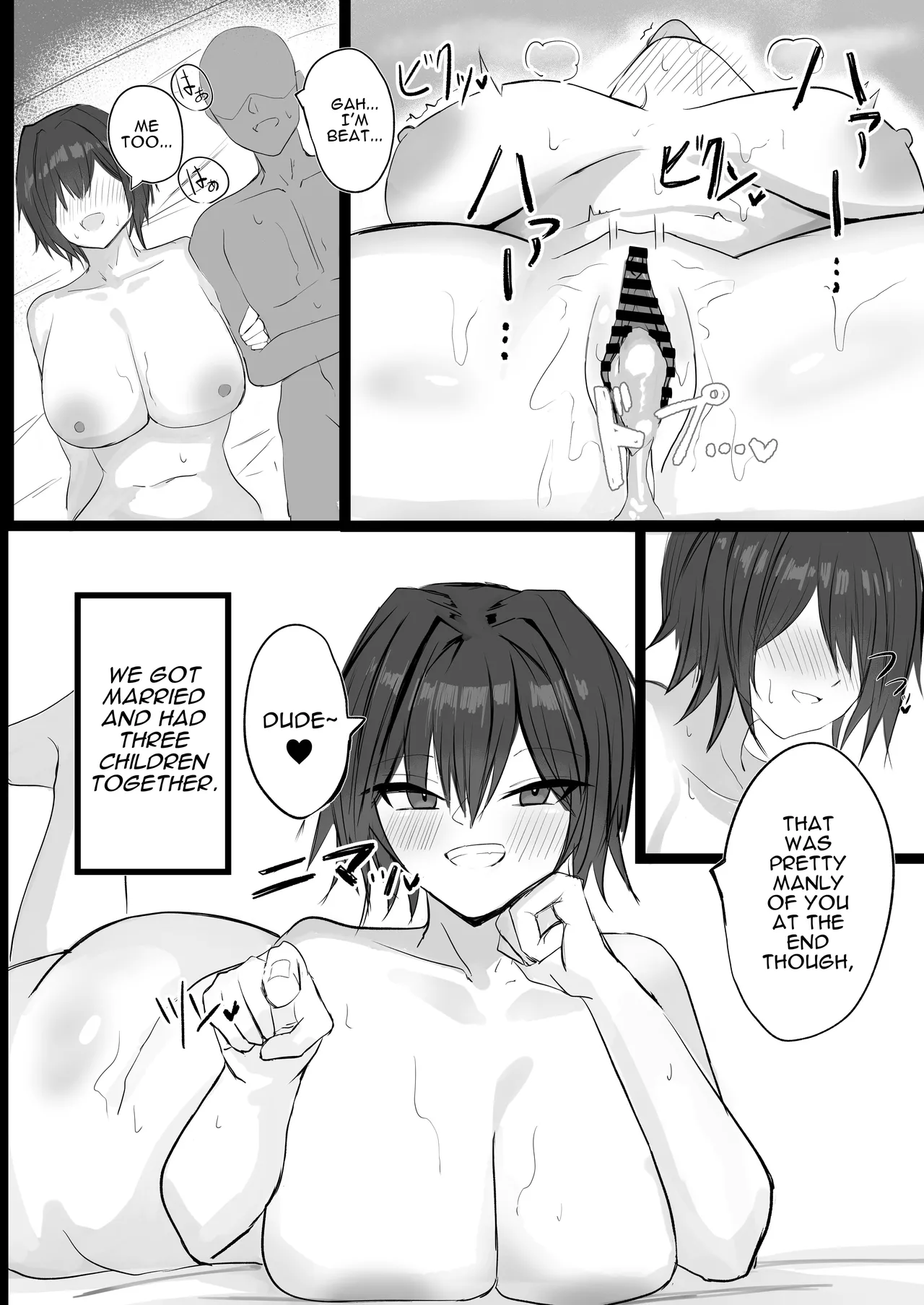 [Aoi Hoshi ni Umareta Dark Angel (Sabajiba Gonhachirou)] Mukashi Otoko da to Omotteta J-Cup Osananajimi to H suru Hon | Sex With My J-cup Bust Friend Who I Used To Think Was A Guy [English] [Darg777 Translations] Bildnummer 34